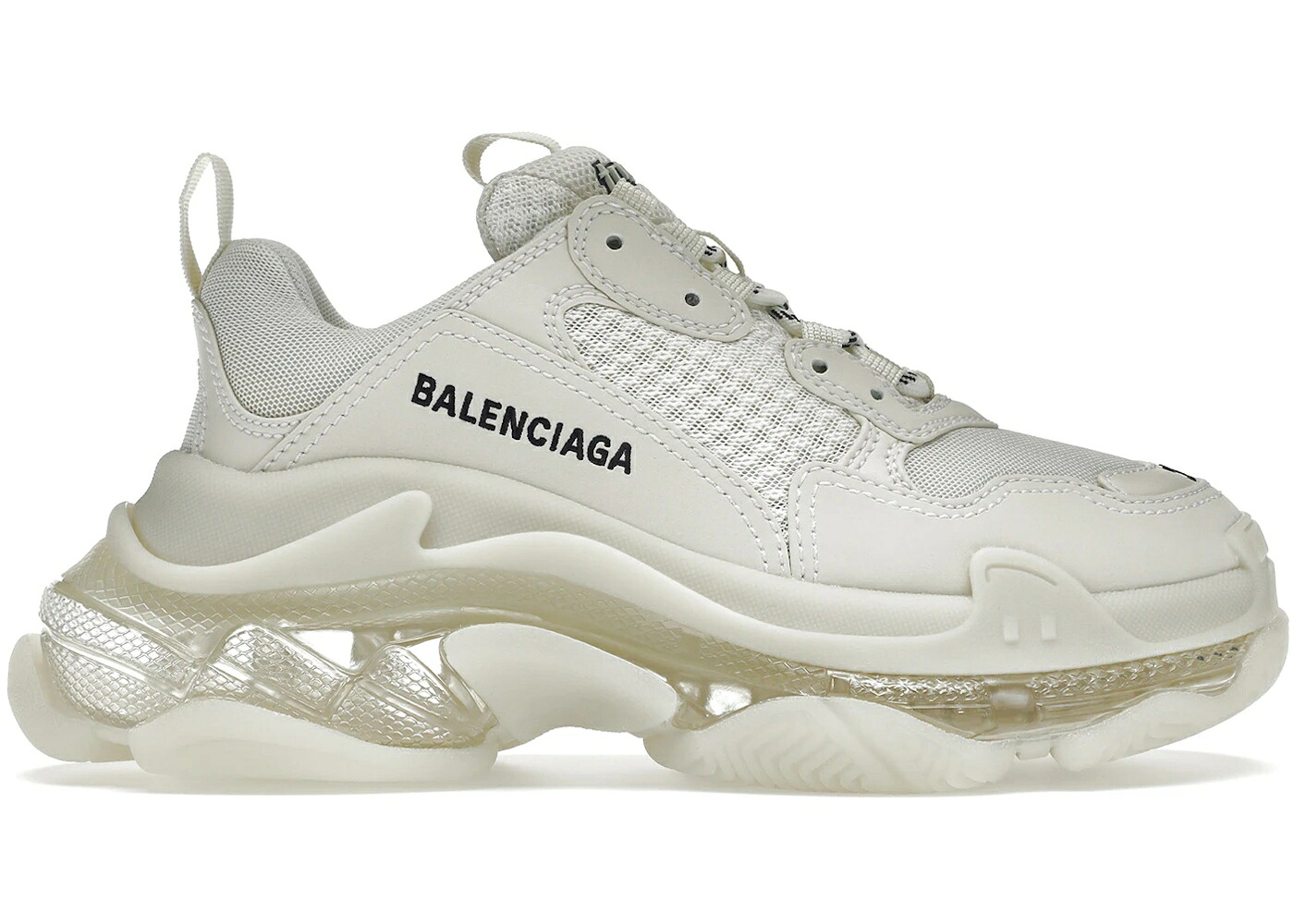 バレンシアガ ベージュ WOMEN'S スニーカー レディース BALENCIAGA TRIPLE S CLEAR SOLE LIGHT BEIGE (WOMEN'S) / LIGHT BEIGE|スニケス