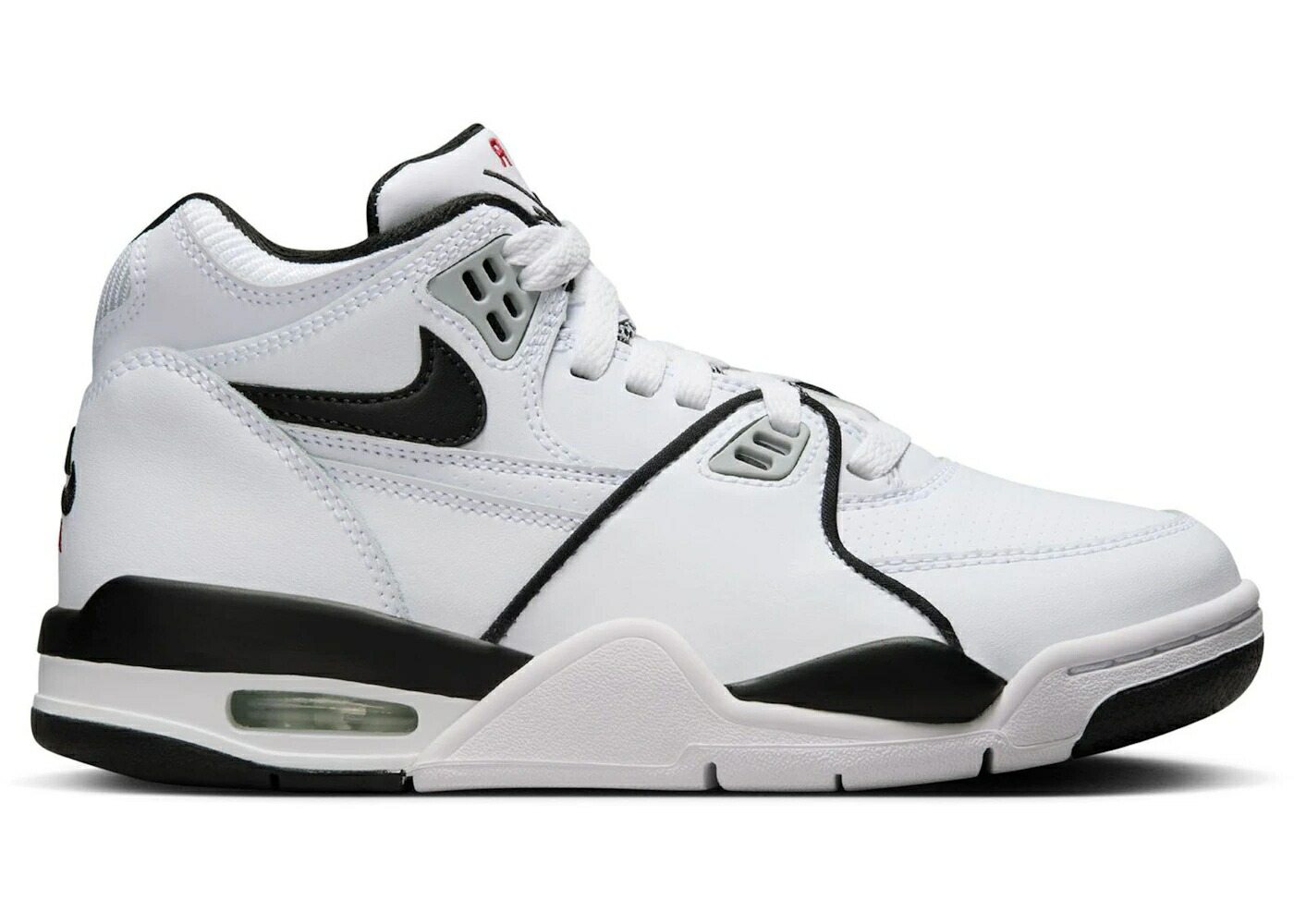 ナイキ フライト 白色 ホワイト 黒色 ブラック 灰色 グレー '89 ジュニア キッズ NIKE AIR FLIGHT WHITE BLACK WOLF GREY (GS) / WHITE BLACK WOLF GREY ベビー マタニティ スニーカー