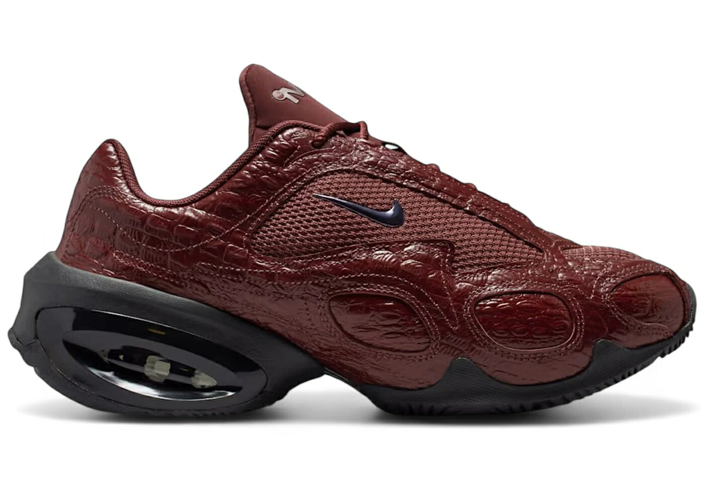 ナイキ マックス ぶどう酒色 バーガンディー 黒いこと 黒いこと エア湖マックス スニーカー レディース NIKE AIR MAX MUSE SE CROC SKIN PACK BURGUNDY CRUSH / BURGUNDY CRUSH BLACK ANTHRACITE