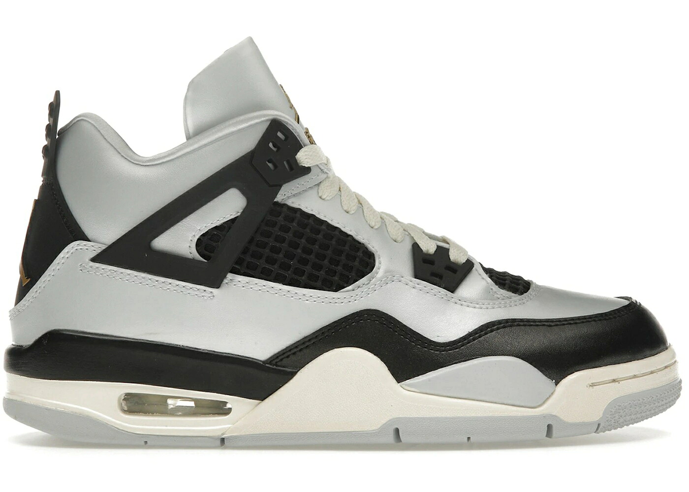 ナイキ ジョーダン プラチナム ゴールド 純然たる 御坊っちゃん キッズ JORDAN 4 RETRO PLATINUM GOLD (GS) / PURE PLATINUM METALLIC GOLD もの言う花 マタニティ スニーカー