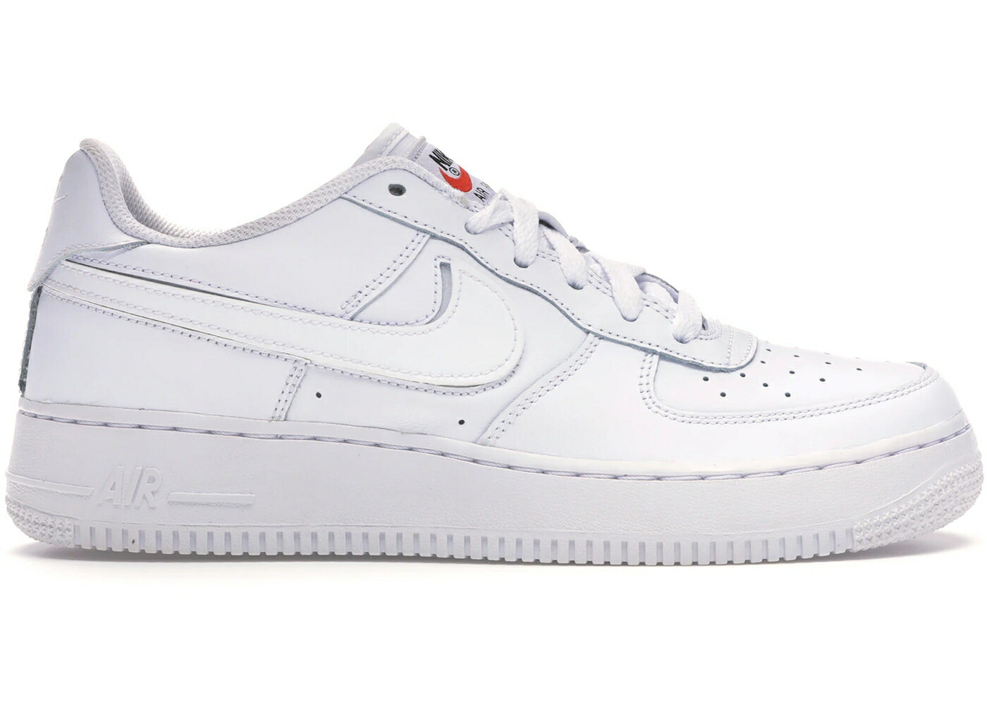 ナイキ スウッシュ スウォッシュ 白いこと 白いこと 空軍 御坊っちゃん キッズ NIKE AIR FORCE 1 LOW SWOOSH PACK ALL-STAR WHITE (2018) (GS) / WHITE WHITE WHITE もの言う花 マタニティ スニーカー スニーカー-キッズファッション