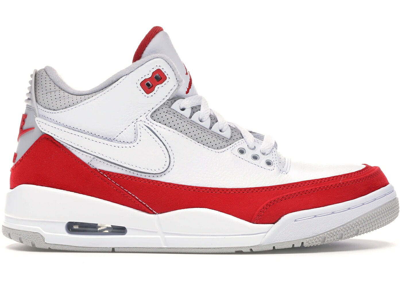 ナイキ ジョーダン 白いこと 白いこと 赤 赤いこと スニーカー メンズ JORDAN 3 RETRO TINKER WHITE UNIVERSITY RED / WHITE UNIVERSITY RED NEUTRAL