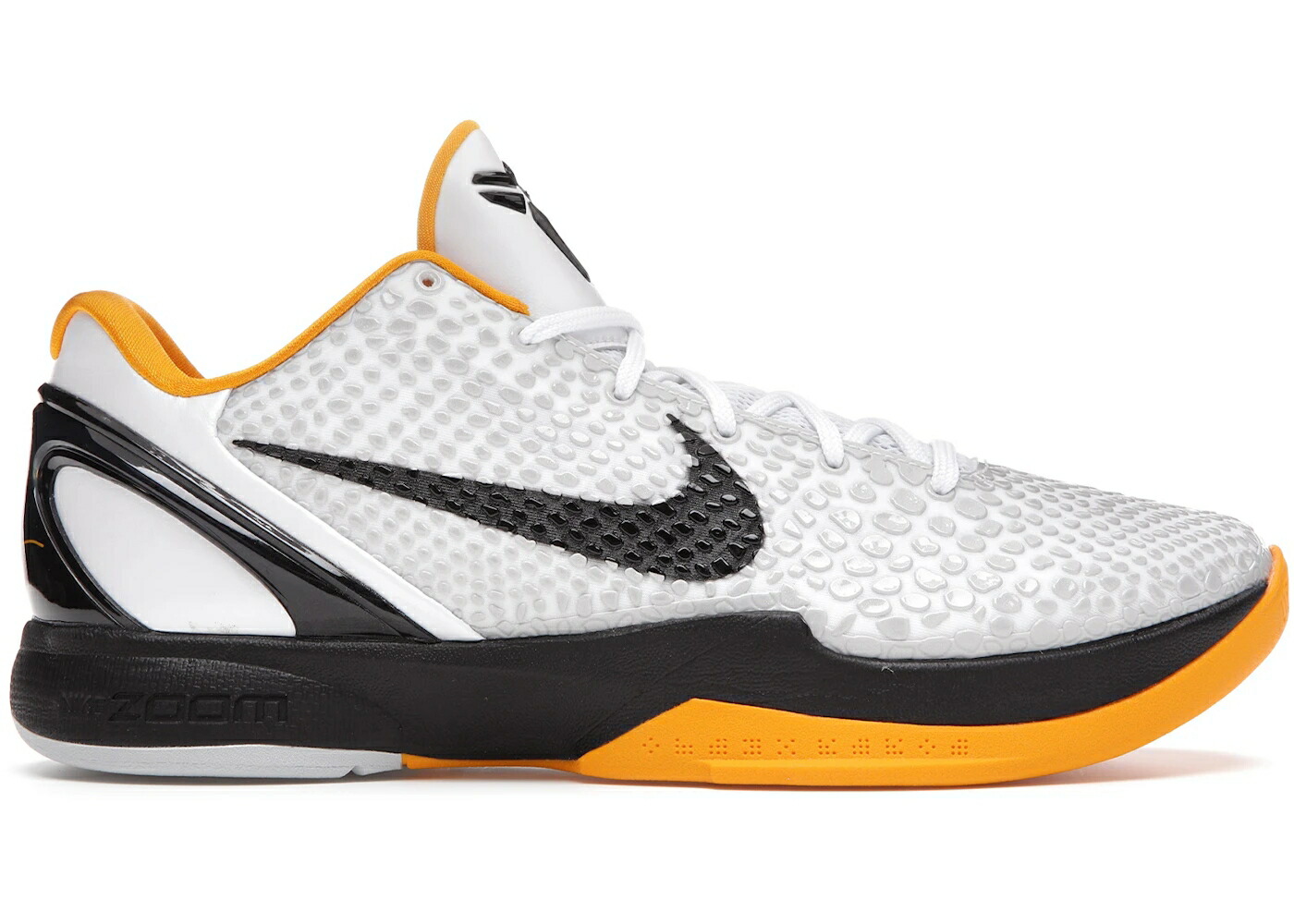 ナイキ コービー プロトロ 白色 ホワイト 灰色 グレー 黒色 ブラック スニーカー メンズ NIKE KOBE 6 PROTRO PLAYOFF PACK WHITE DEL SOL / WHITE NEUTRAL GREY DEL SOL BLACK