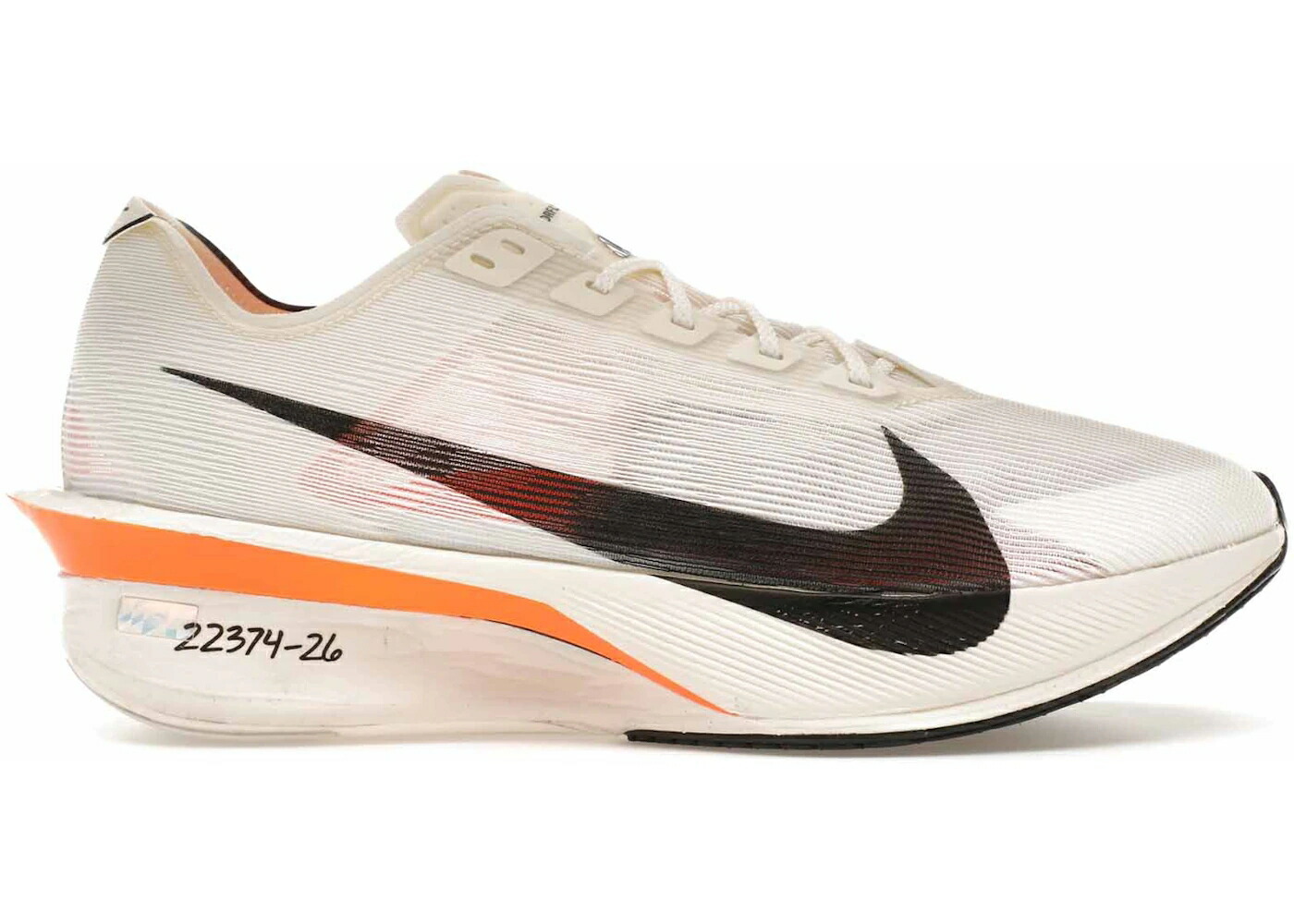 ナイキ 橙 オレンジ 白色 ホワイト 黒色 ブラック NEXT% スニーカー メンズ NIKE ZOOMX VAPORFLY 4 PROTO / SAIL TOTAL ORANGE WHITE BLACK