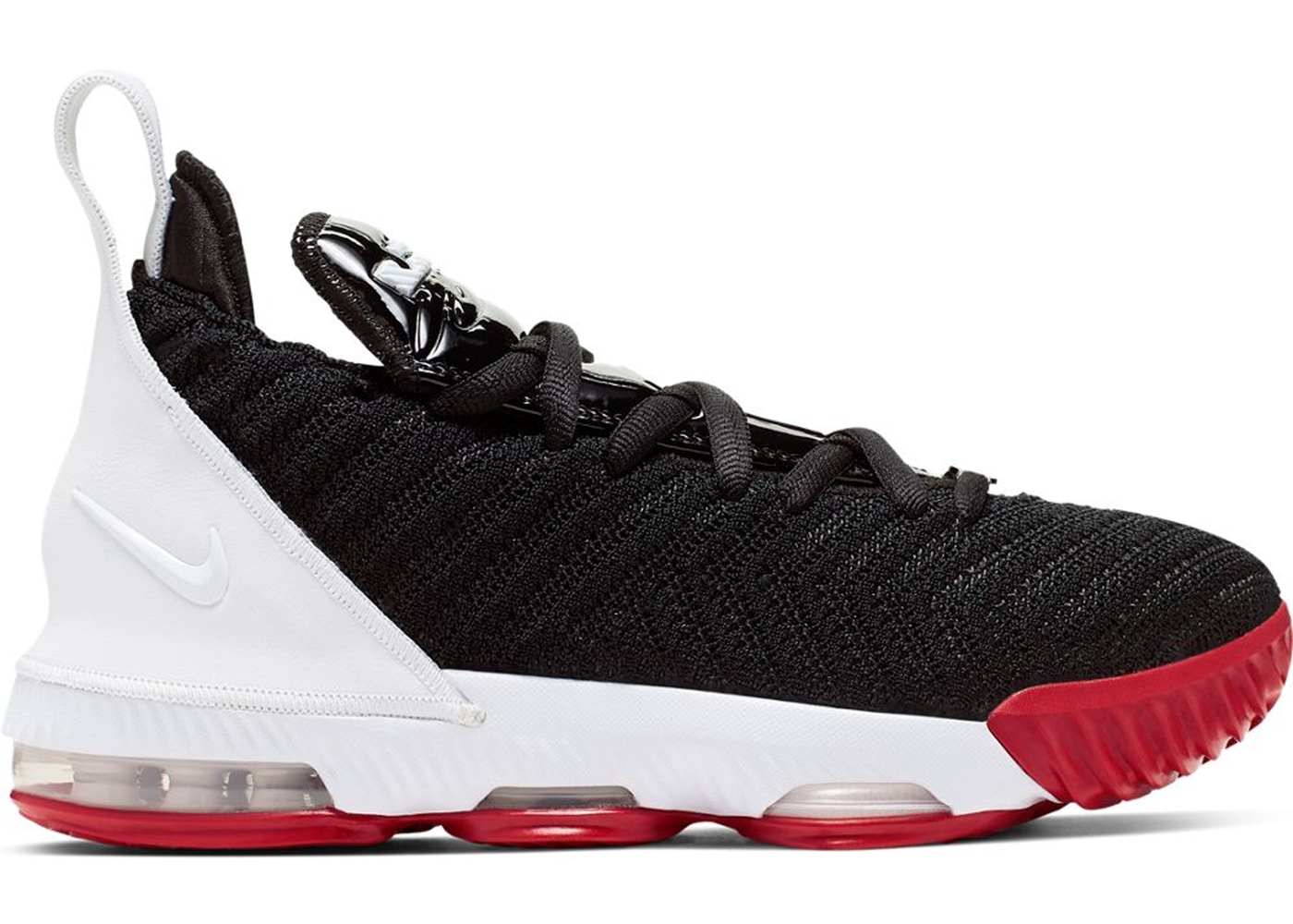 lebron 16 black and red cheap online