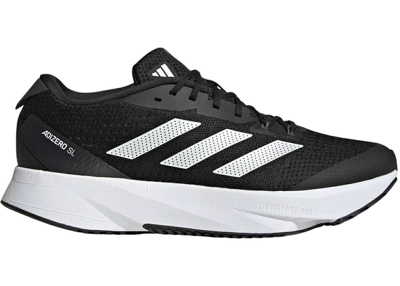 アディダス アディゼロ コア 黒色 ブラック 白色 ホワイト カーボン スニーカー メンズ ADIDAS ADIZERO SL WIDE LIGHTSTRIKE CORE BLACK CLOUD WHITE CARBON / CORE BLACK CLOUD WHITE CARBON|スニケス