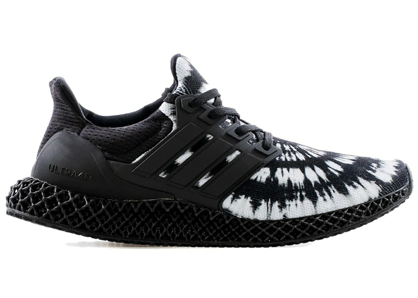 アディダス ウルトラ 黒いこと 黒いこと 白いこと 白いこと スニーカー メンズ ADIDAS ULTRA 4D NICE KICKS TIE-DYE / BLACK WHITE