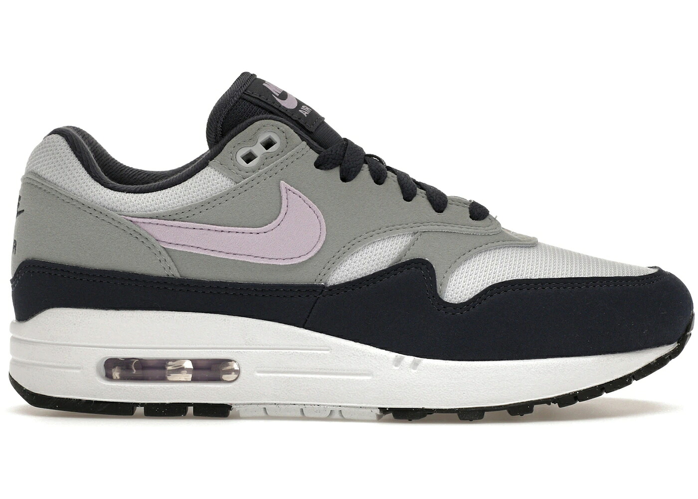 ナイキ マックス 灰色 グレー 白色 ホワイト エアマックス スニーカー メンズ NIKE AIR MAX 1 OBSIDIAN LILAC BLOOM / FOOTBALL GREY LILAC BLOOM WHITE