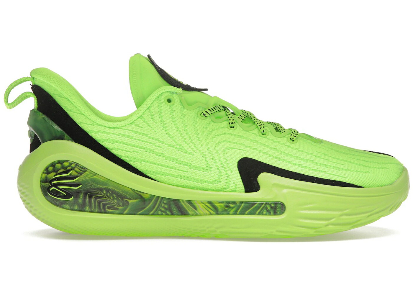 カリー 流通受け答え 黒いこと 黒いこと 緑 緑であること アンダーアーマー スニーカー メンズ UNDER ARMOUR UNDER ARMOUR CURRY FLOW 12 EXTRATERRESTIAL / BLACK GREEN