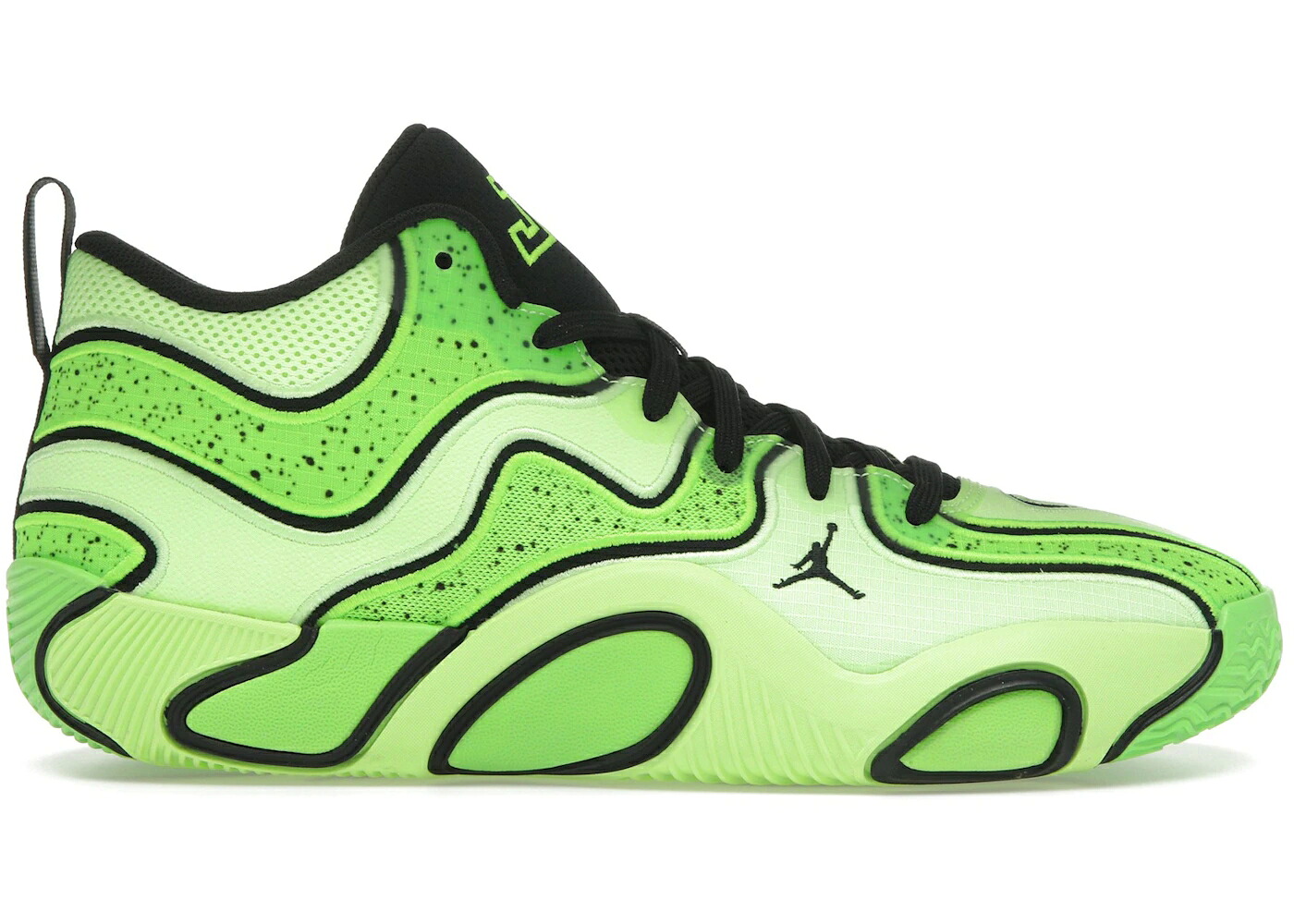 ナイキ ジョーダン 緑 緑であること 黒いこと 黒いこと スニーカー メンズ JORDAN TATUM 3 6TH MAN / GHOST GREEN ELECTRIC GREEN BLACK