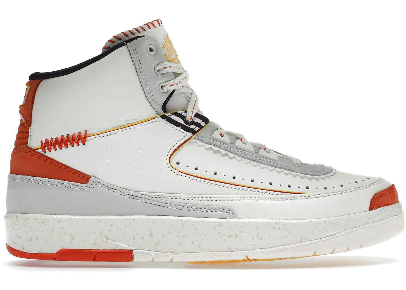 ナイキ ジョーダン 橙 オレンジ色 スニーカー メンズ JORDAN 2 RETRO SP MAISON CHATEAU ROUGE / SAIL CITRON PULSE ORANGE