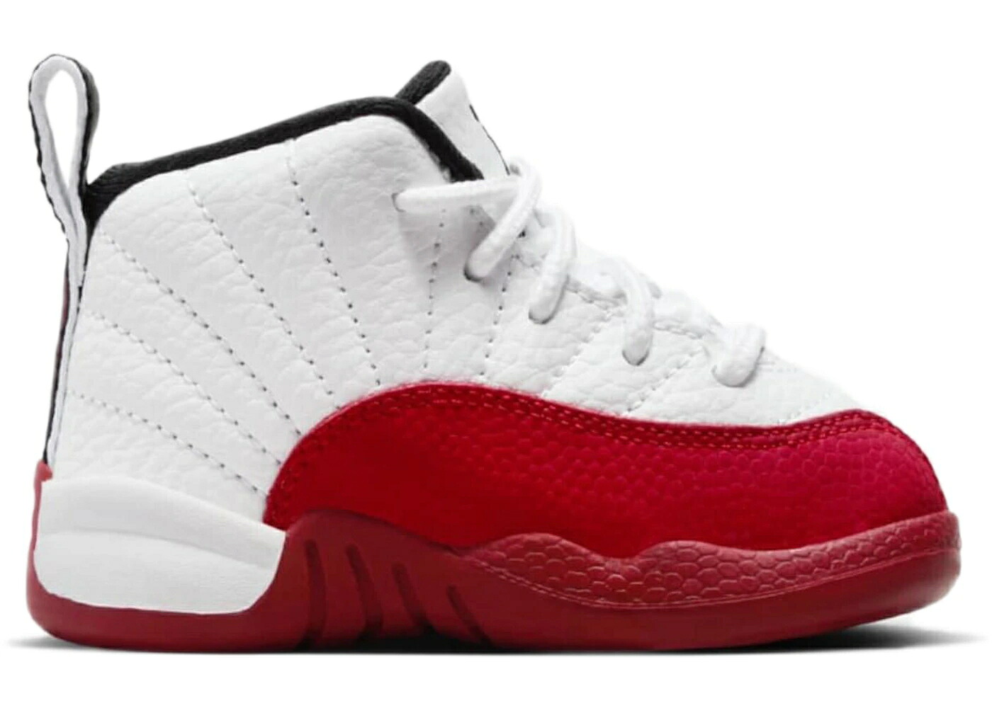 ナイキ ジョーダン 白いこと 白いこと 黒いこと 黒いこと 赤 赤いこと お坊っちゃん キッズ JORDAN 12 RETRO CHERRY (2023) (TD) / WHITE BLACK VARSITY RED
