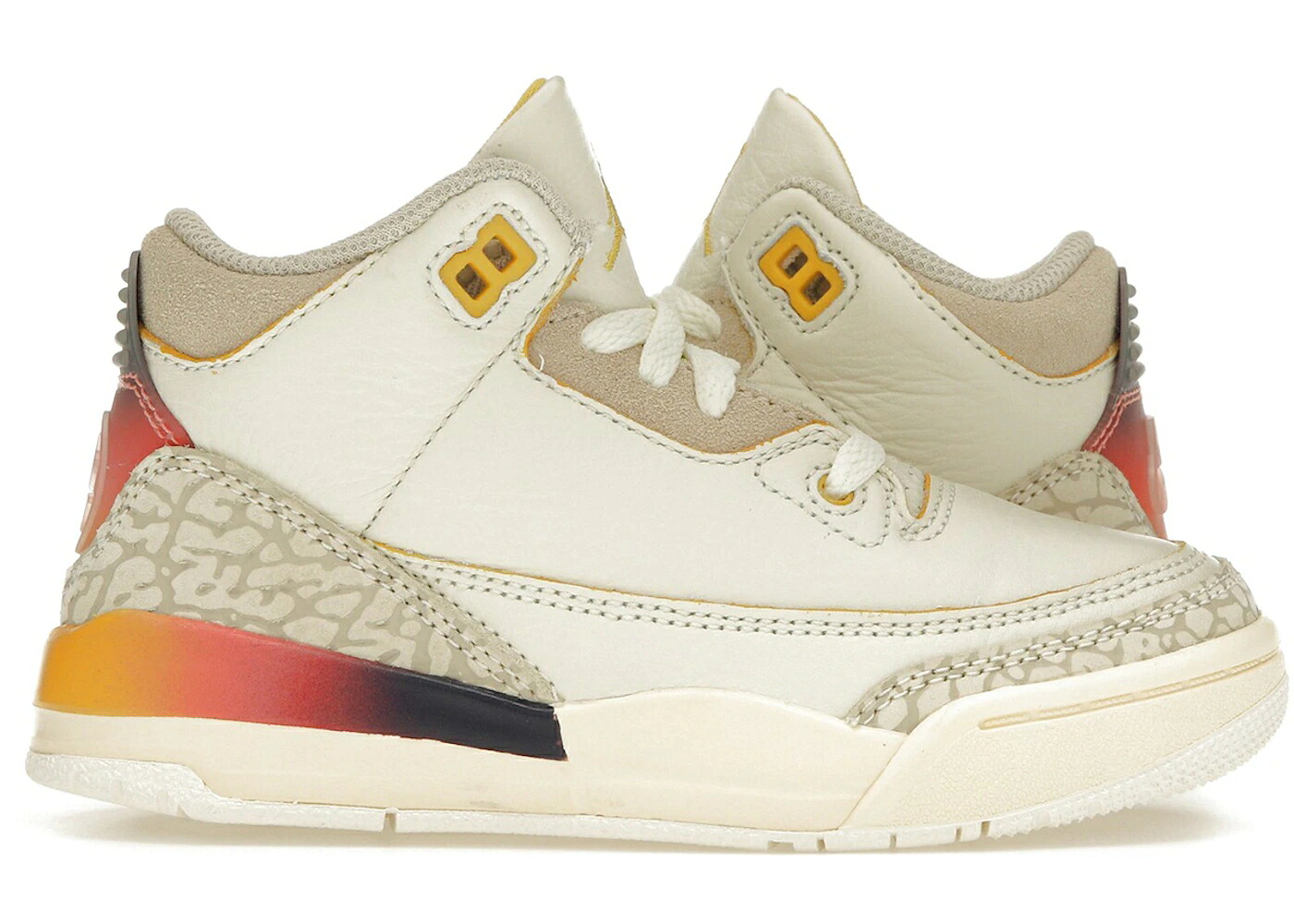 ナイキ ジョーダン スニーカー お坊っちゃん キッズ 【 JORDAN 3 RETRO SP J BALVIN MEDELL N SUNSET (なおなお書き) / MULTI COLOR MULTI COLOR 】 メンズ