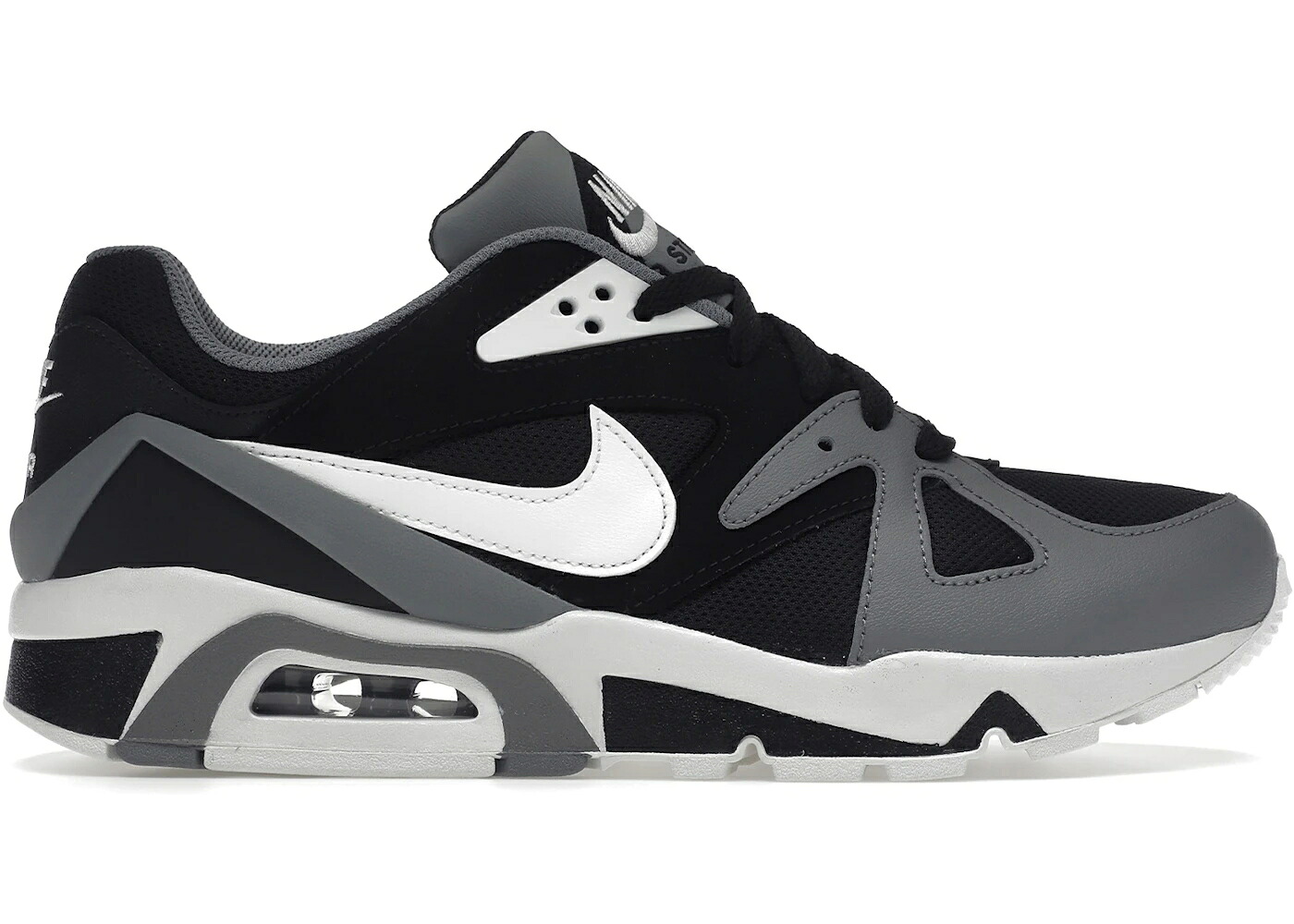 ナイキ 黒色 ブラック 灰色 グレー 白色 ホワイト スニーカー メンズ NIKE AIR STRUCTURE TRIAX 91 BLACK SMOKE GREY / BLACK SMOKE GREY SUMMIT WHITE