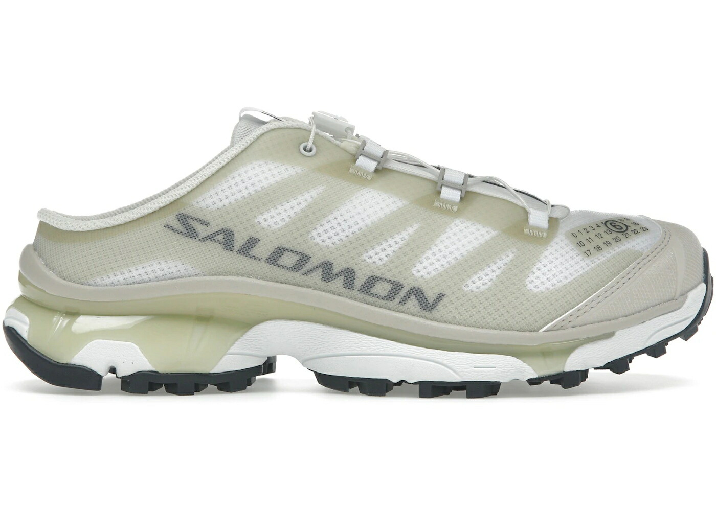 サロモン 白色 ホワイト 緑 グリーン 銀色 シルバー スニーカー メンズ SALOMON XT-4 MULE MM6 MAISON MARGIELA WHITE GREEN HAZE / WHITE GREEN HAZE SILVER CLOUD