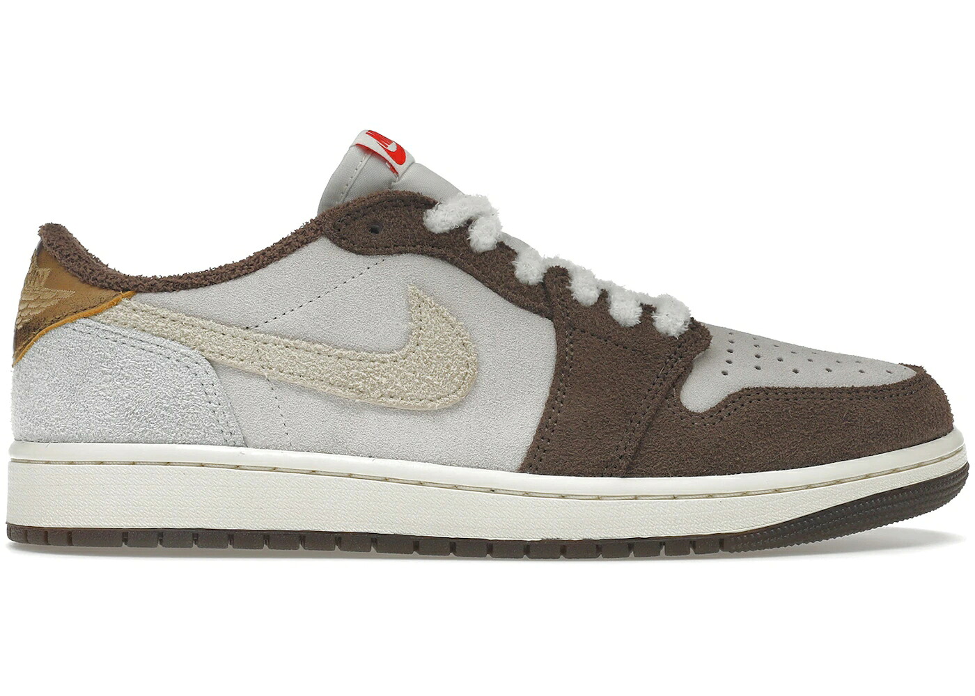 ナイキ ジョーダン 赤 レッド 茶色 ブラウン スニーカー メンズ JORDAN 1 RETRO LOW OG YEAR OF THE RABBIT / SAIL UNIVERSITY RED BROWN 90,420円