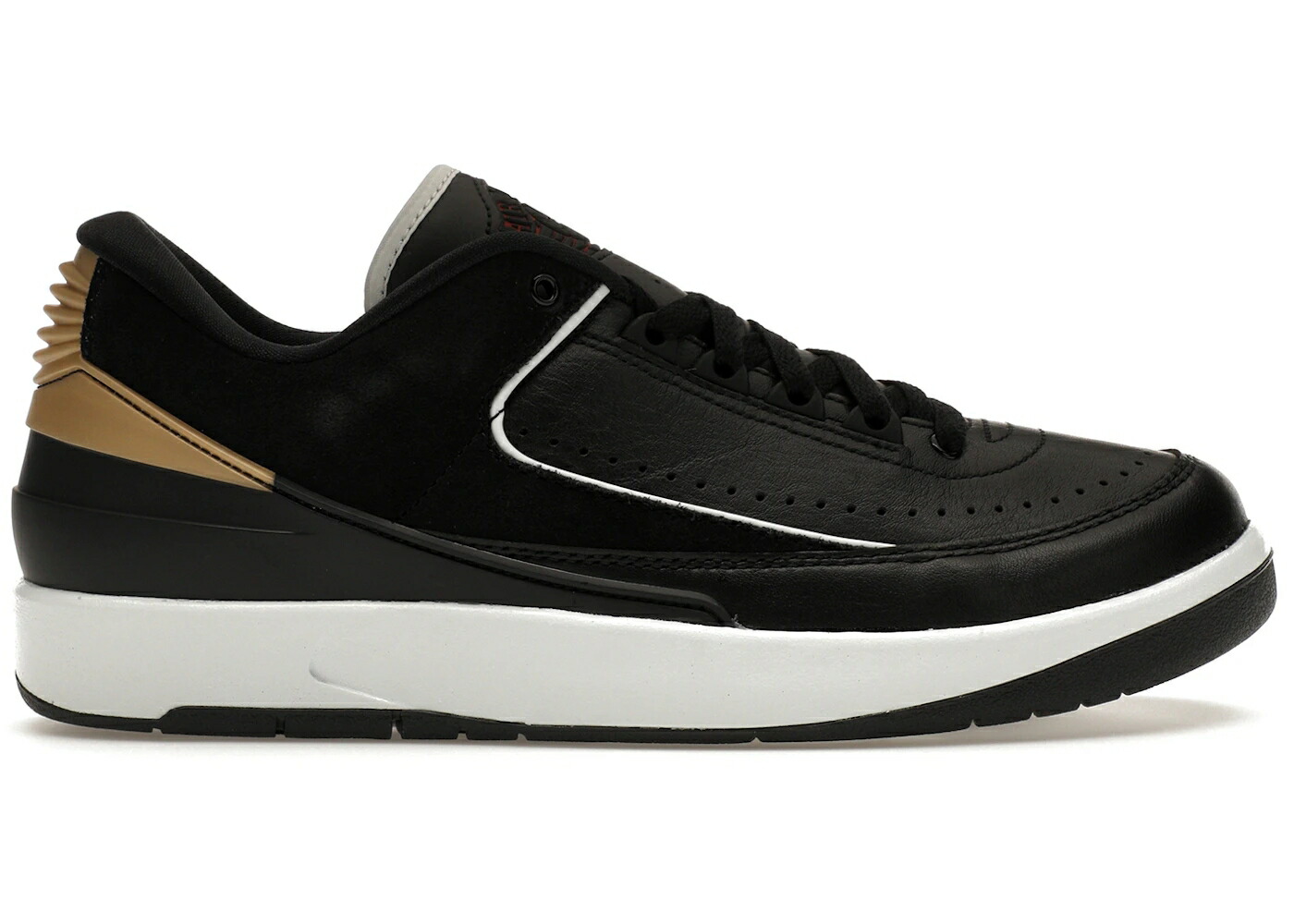 ナイキ ジョーダン 黒色 ブラック ゴールド 赤 レッド WOMEN スニーカー レディース JORDAN 2 RETRO LOW BLACK METALLIC GOLD (WOMEN) / BLACK VARSITY RED METALLIC GOLD