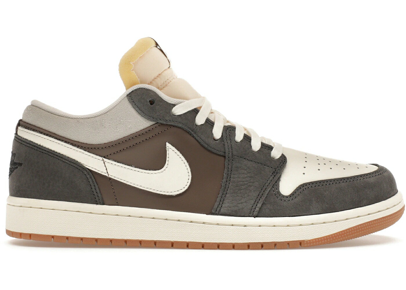 ナイキ ジョーダン 白いこと 白いこと 薄墨色 薄墨色 スニーカー メンズ JORDAN 1 LOW SNKRS DAY KOREA MAGPIE (2023) / WHITE GREY GUM