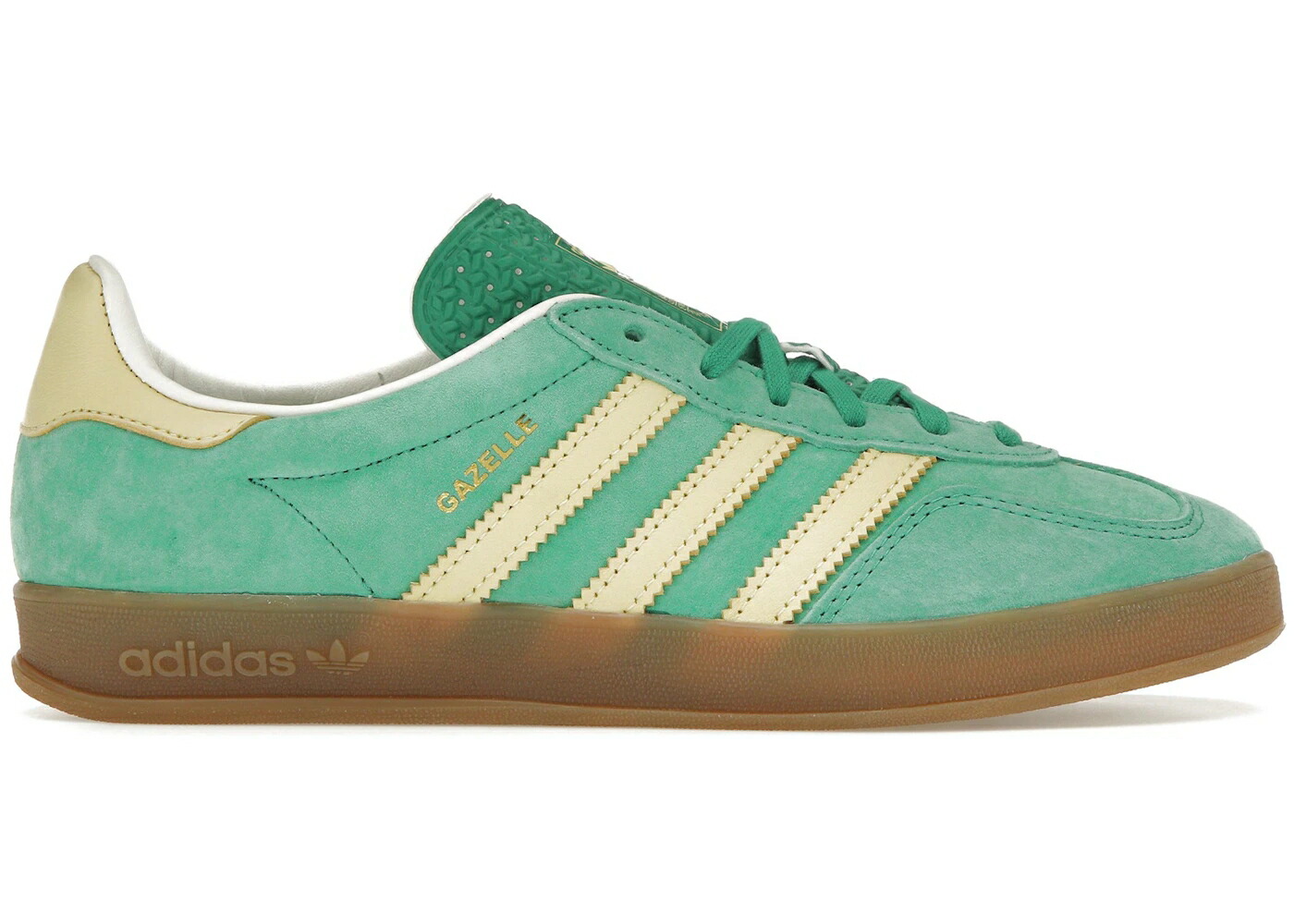 アディダス ガゼル コート 緑 グリーン 黄色 イエロー スニーカー メンズ ADIDAS GAZELLE INDOOR SEMI COURT GREEN / SEMI COURT GREEN ALMOST YELLOW