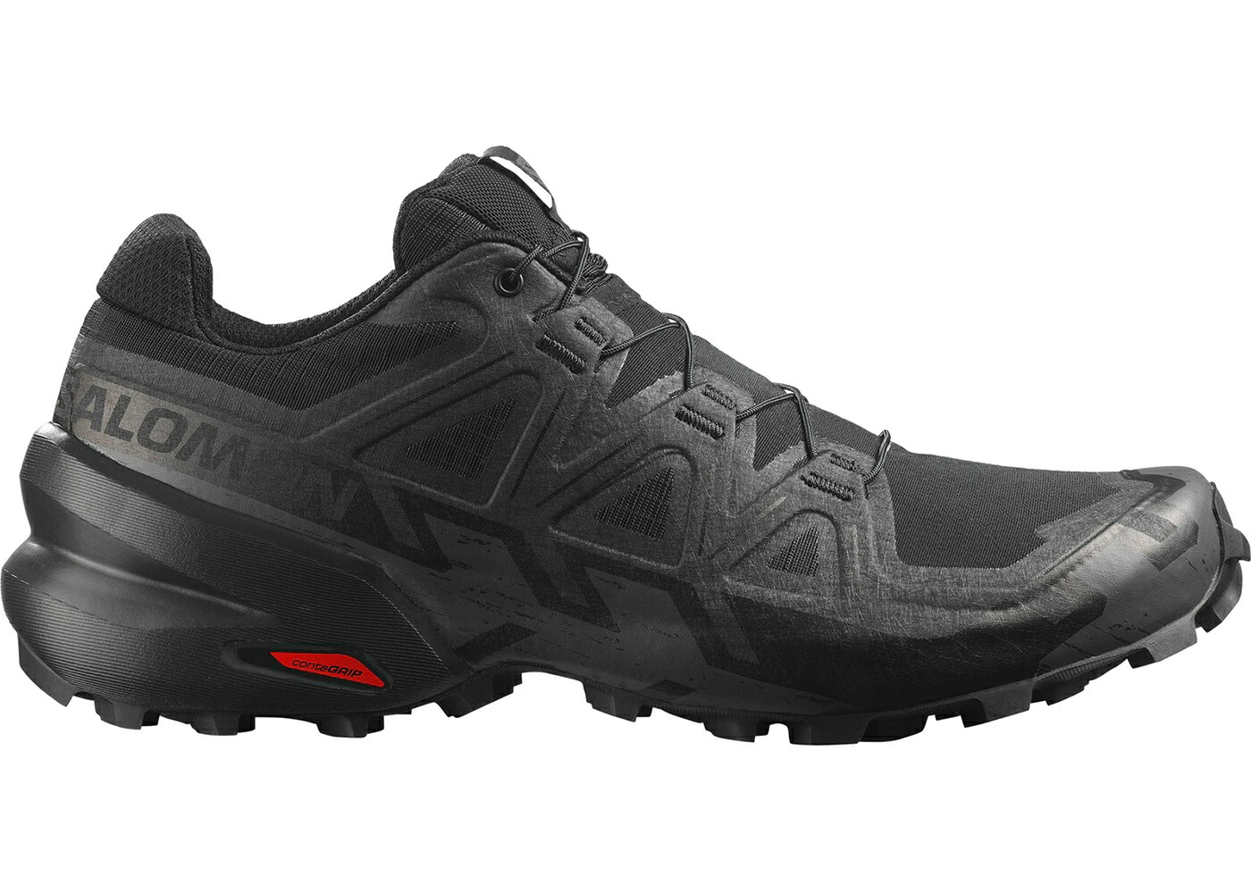 サロモン 黒色 ブラック スニーカー メンズ SALOMON SPEEDCROSS 6 BLACK PHANTOM / BLACK BLACK PHANTOM