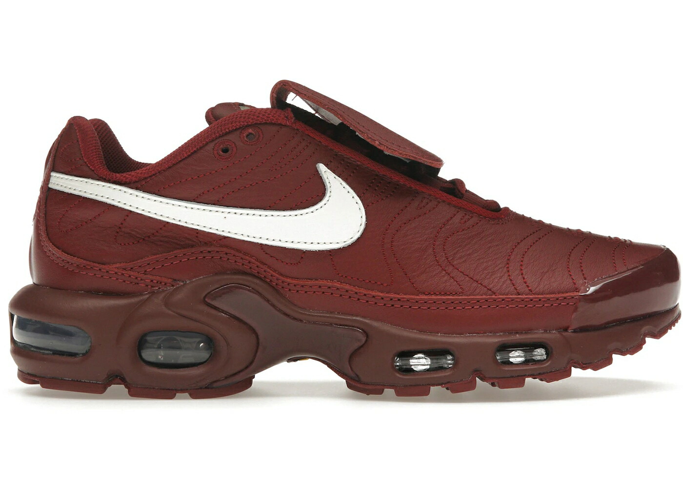ナイキ マックス ティエンポ 野球クラブ 赤 赤いこと エアマックスプラス スニーカー メンズ NIKE AIR MAX PLUS TIEMPO TEAM RED / TEAM RED SAIL