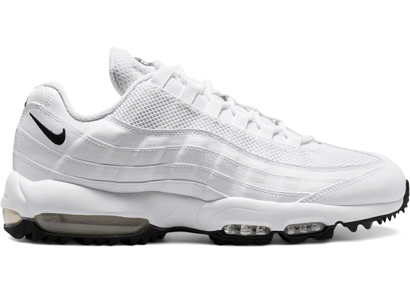 ナイキ マックス ゴルフ 白いこと 白いこと 黒いこと 黒いこと 大気圏マックス スニーカー メンズ NIKE AIR MAX 95 GOLF WHITE BLACK / WHITE BLACK WHITE LIGHT GRAPHITE