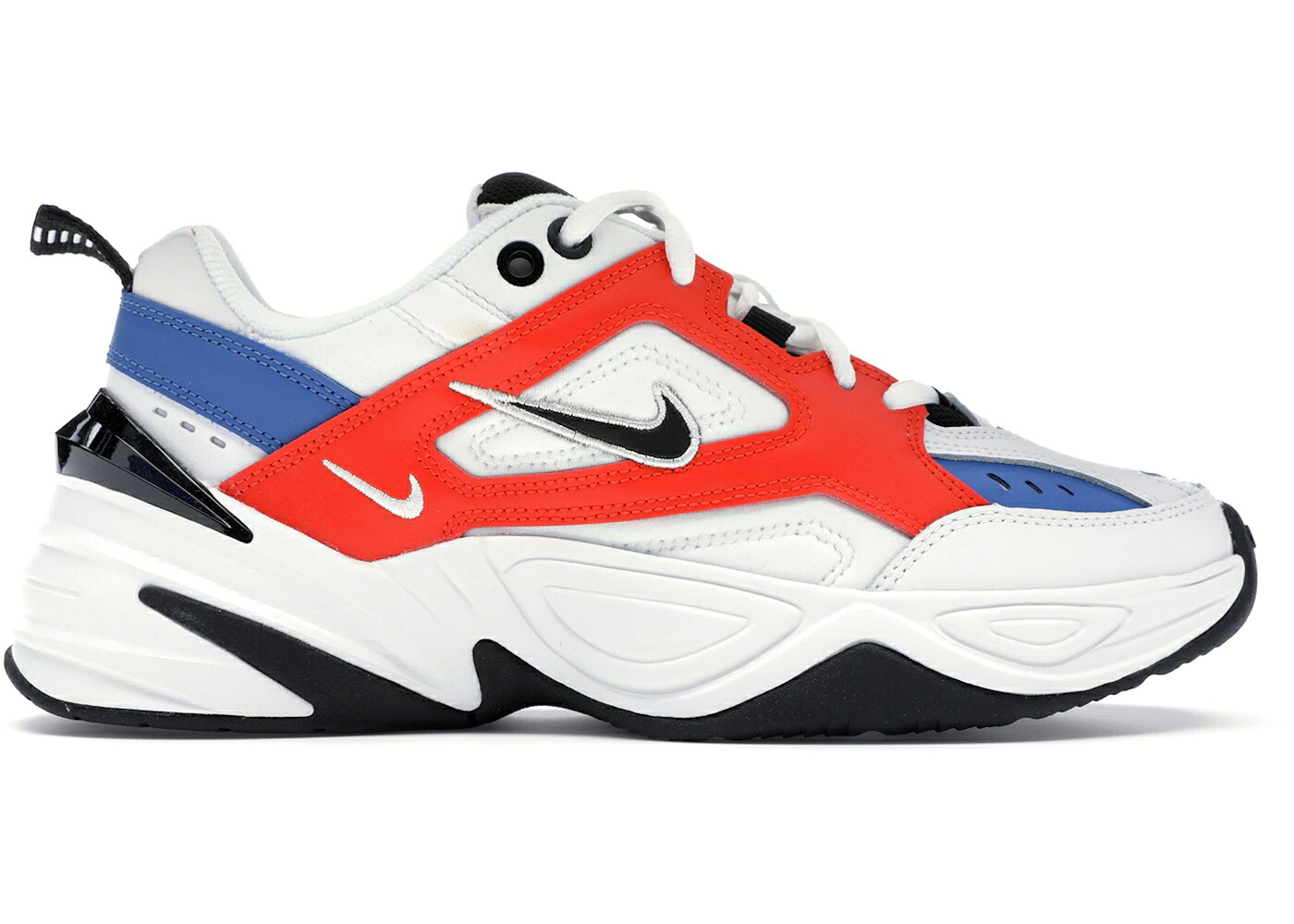 ナイキ 白色 ホワイト 黒色 ブラック 橙 オレンジ チーム WOMEN'S スニーカー レディース NIKE M2K TEKNO WHITE BLACK ORANGE (WOMEN'S) / SUMMIT WHITE BLACK TEAM ORANGE