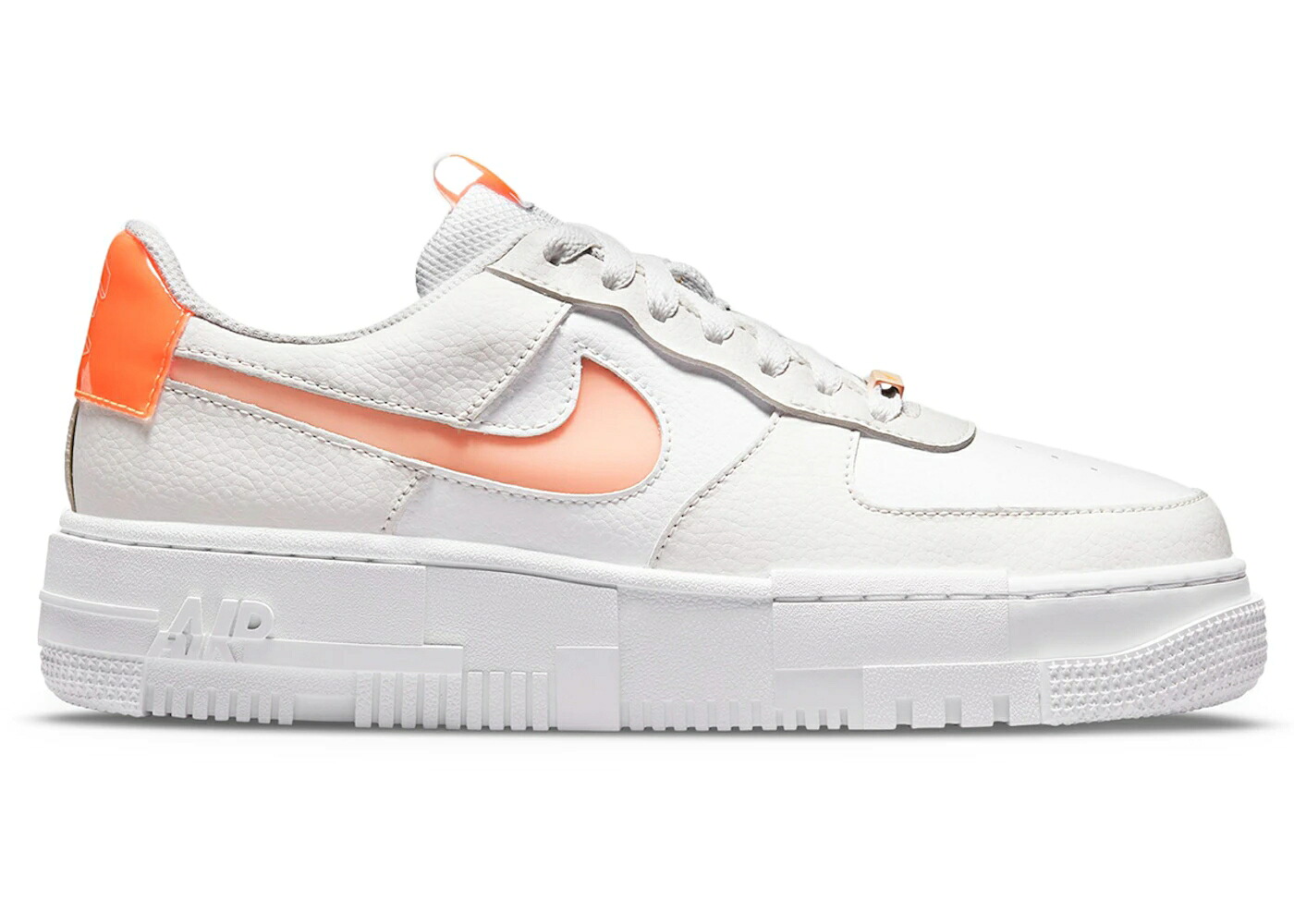 ナイキ 白いこと 白いこと クリムゾン 橙 オレンジ色 空軍 WOMEN\u0027S スニーカー レディース NIKE AIR FORCE 1 LOW PIXEL WHITE CRIMSON TINT (WOMEN\u0027S) / WHITE CRIMSON TINT ATOMIC ORANGE