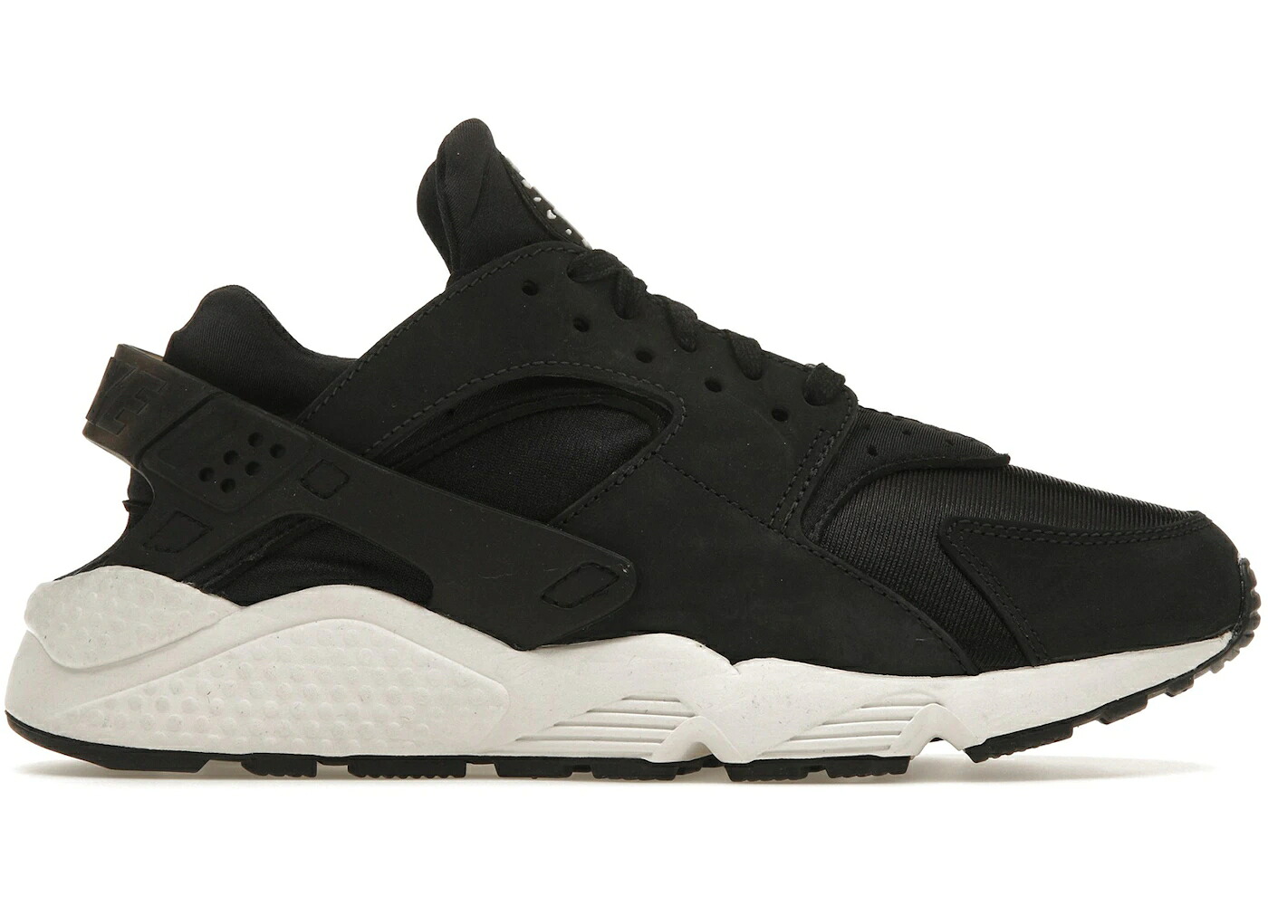 ナイキ ハラチ 白色 ホワイト 黒色 ブラック スニーカー メンズ NIKE AIR HUARACHE OFF NOIR / OFF NOIR SUMMIT WHITE BLACK