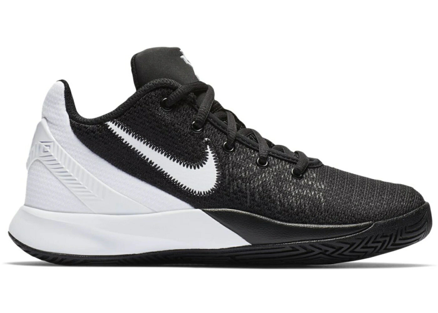 ナイキ カイリー 飛翔一巡り 黒いこと 黒いこと 白いこと 白いこと 御坊っちゃん キッズ NIKE KYRIE FLYTRAP 2 BLACK WHITE (GS) / BLACK WHITE BLACK もの言う花 マタニティ スニーカー キッズ・ベビー・マタニティ-スニーカー-キッズファッション