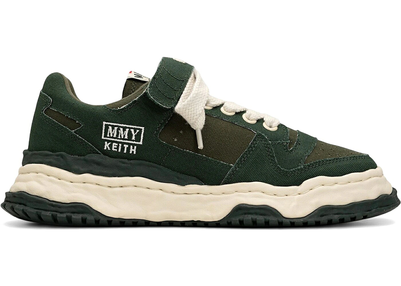 住み家 ミハラヤスヒロ 緑 緑であること スニーカー メンズ MAISON MIHARA YASUHIRO MAISON MIHARA YASUHIRO KEITH OG SOLE CANVAS LOW GREEN /