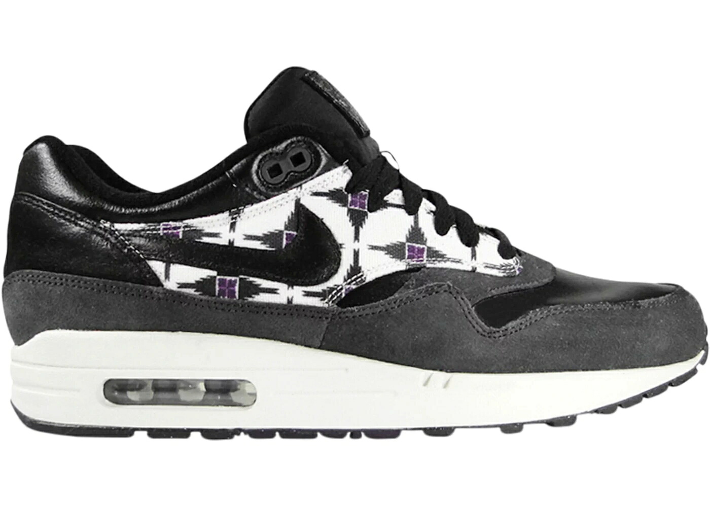 ナイキ マックス 黒色 ブラック エアマックス スニーカー メンズ 【 NIKE AIR MAX 1 AZTEC PACK BLACK / BLACK BLACK SAIL ANTHRACITE 】