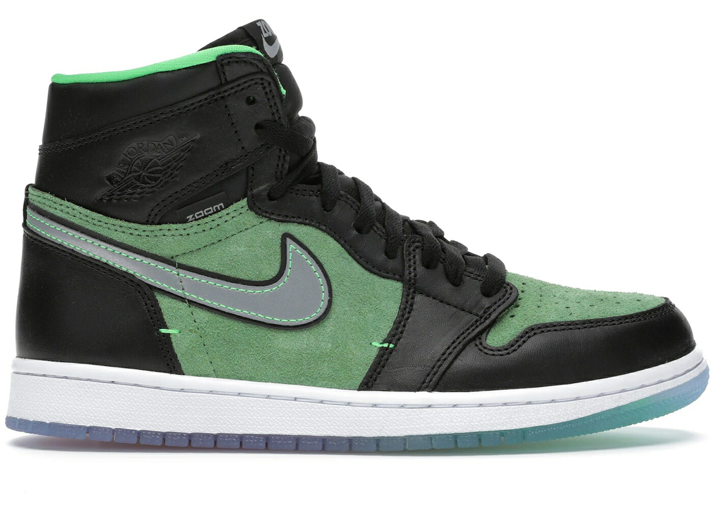 ナイキ ジョーダン ハイ ズーム 緑 グリーン 黒色 ブラック スニーカー メンズ JORDAN 1 RETRO HIGH ZOOM ZEN GREEN / BLACK BLACK TOMATILLO RAGE GREEN