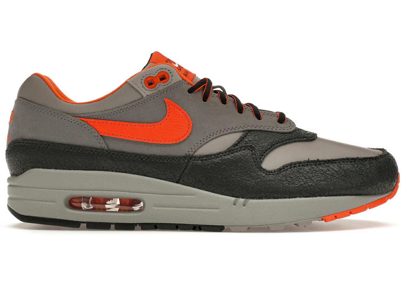ナイキ マックス ハフ 橙 オレンジ エアマックス スニーカー メンズ NIKE AIR MAX 1 SP HUF BRILLIANT ORANGE / ANTHRACITE BRILLIANT ORANGE