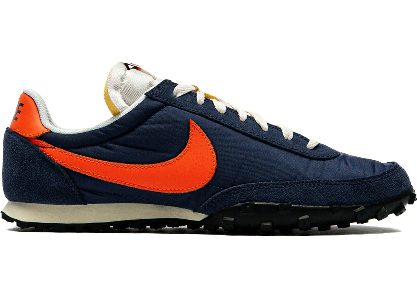 ナイキ ワッフル 紺色 ネイビー 橙 オレンジ スニーカー メンズ NIKE WAFFLE RACER MIDNIGHT NAVY SAFETY ORANGE / MIDNIGHT NAVY SAFETY ORANGE SAIL|スニケス