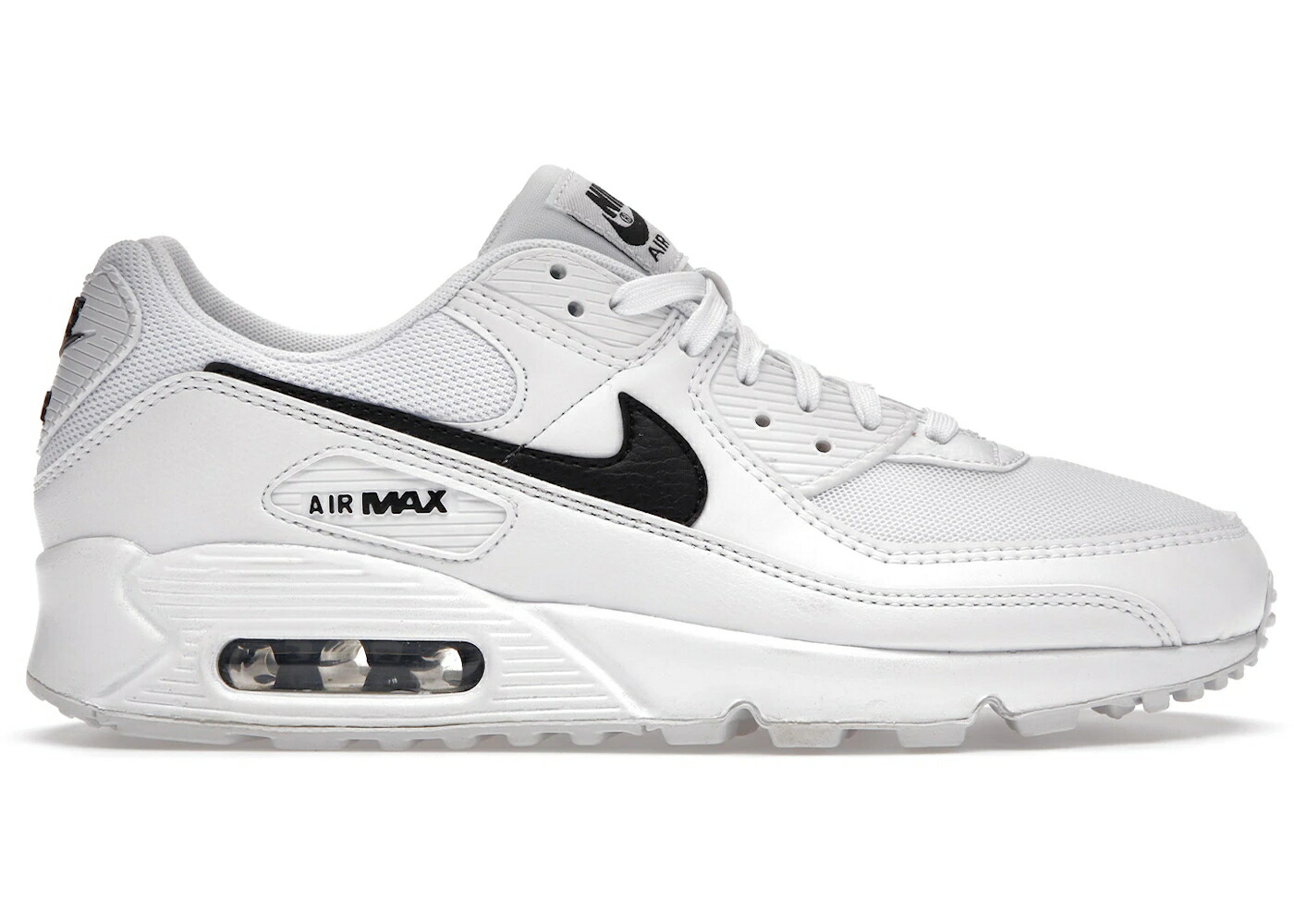 ナイキ マックス 白色 ホワイト 黒色 ブラック エアマックス WOMEN スニーカー レディース NIKE AIR MAX 90 NEXT NATURE WHITE BLACK (WOMEN) / WHITE WHITE BLACK