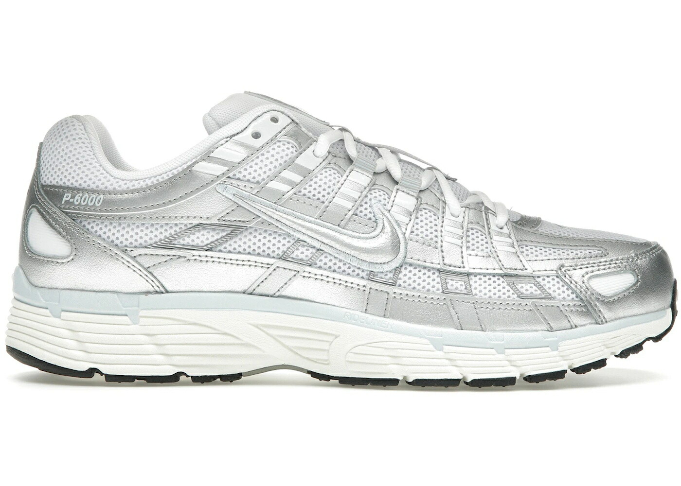 ナイキ 白いこと 白いこと 青み 青色 しろがね色 しろがね色 WOMEN\u0027S スニーカー レディース NIKE P-6000 WHITE BLUE TINT SAIL METALLIC SILVER (WOMEN\u0027S) / WHITE BLUE TINT SAIL METALLIC