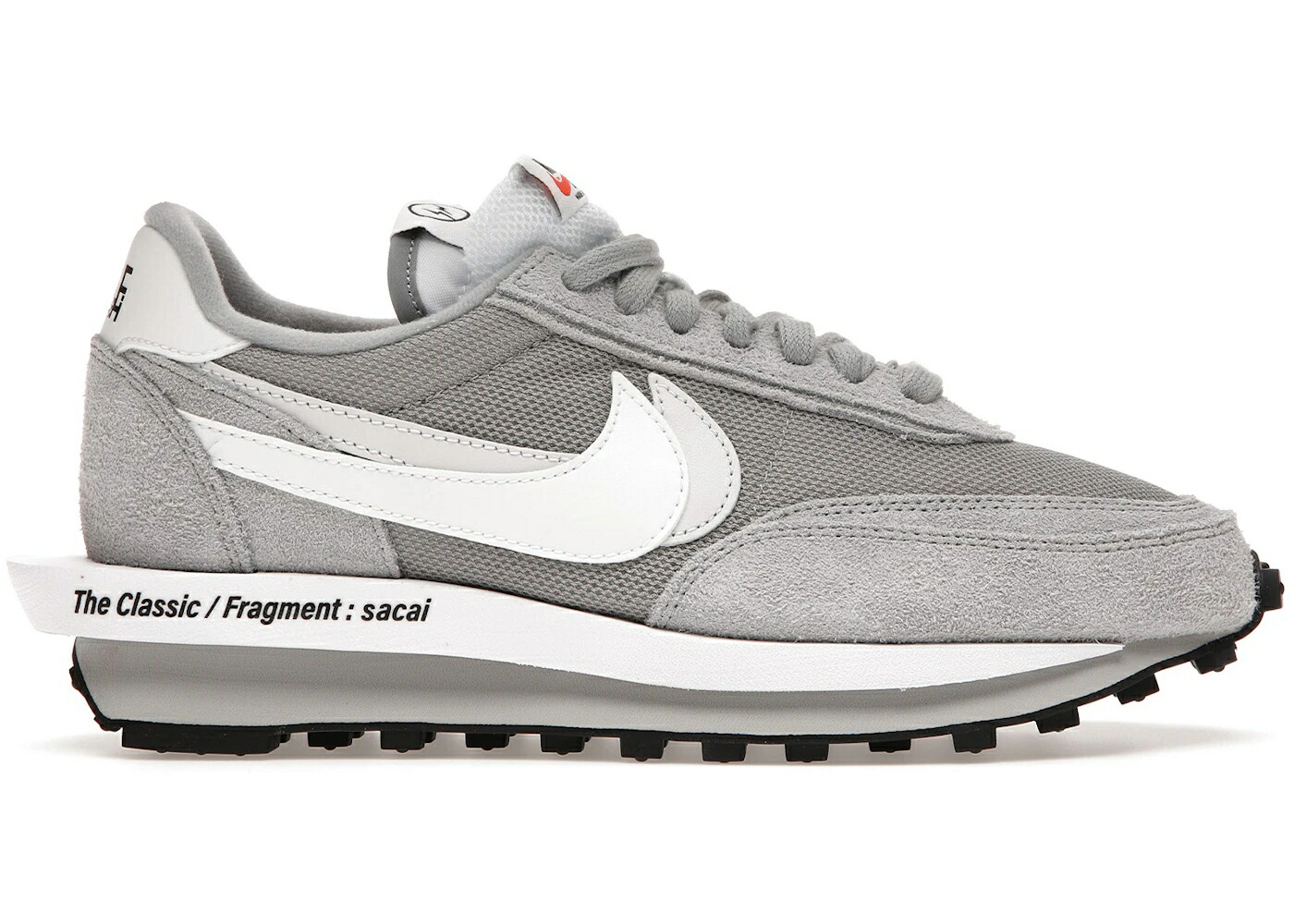 ナイキ ワーヘル 薄墨色 薄墨色 白いこと 白いこと 黒いこと 黒いこと スニーカー メンズ NIKE LD WAFFLE 空想科学小説 SACAI FRAGMENT GREY / LIGHT SMOKE GREY WHITE BLACK