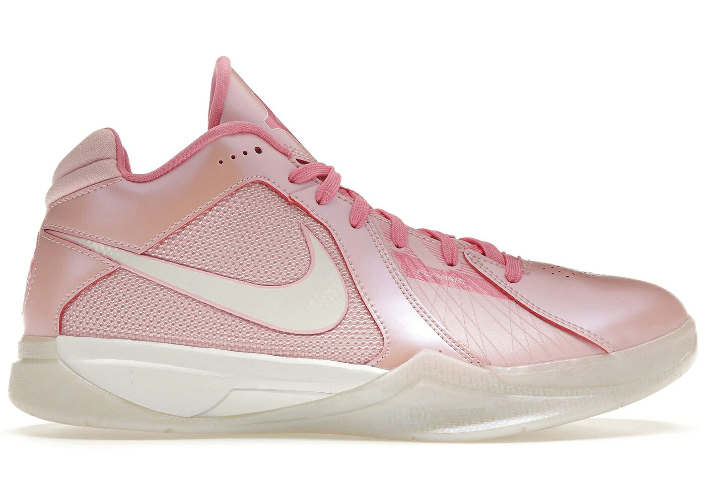 ナイキ パール ピンク 白色 ホワイト スニーカー メンズ NIKE KD 3 AUNT PEARL / MEDIUM SOFT PINK WHITE LOTUS｜スニケス