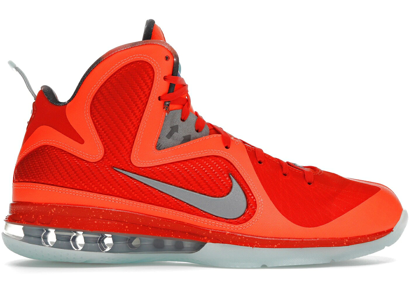 ナイキ レブロン 橙 オレンジ色 しろがね色 しろがね色 野球クラブ スニーカー メンズ NIKE LEBRON 9 BIG BANG (2022) / TOTAL ORANGE REFLECT SILVER TEAM