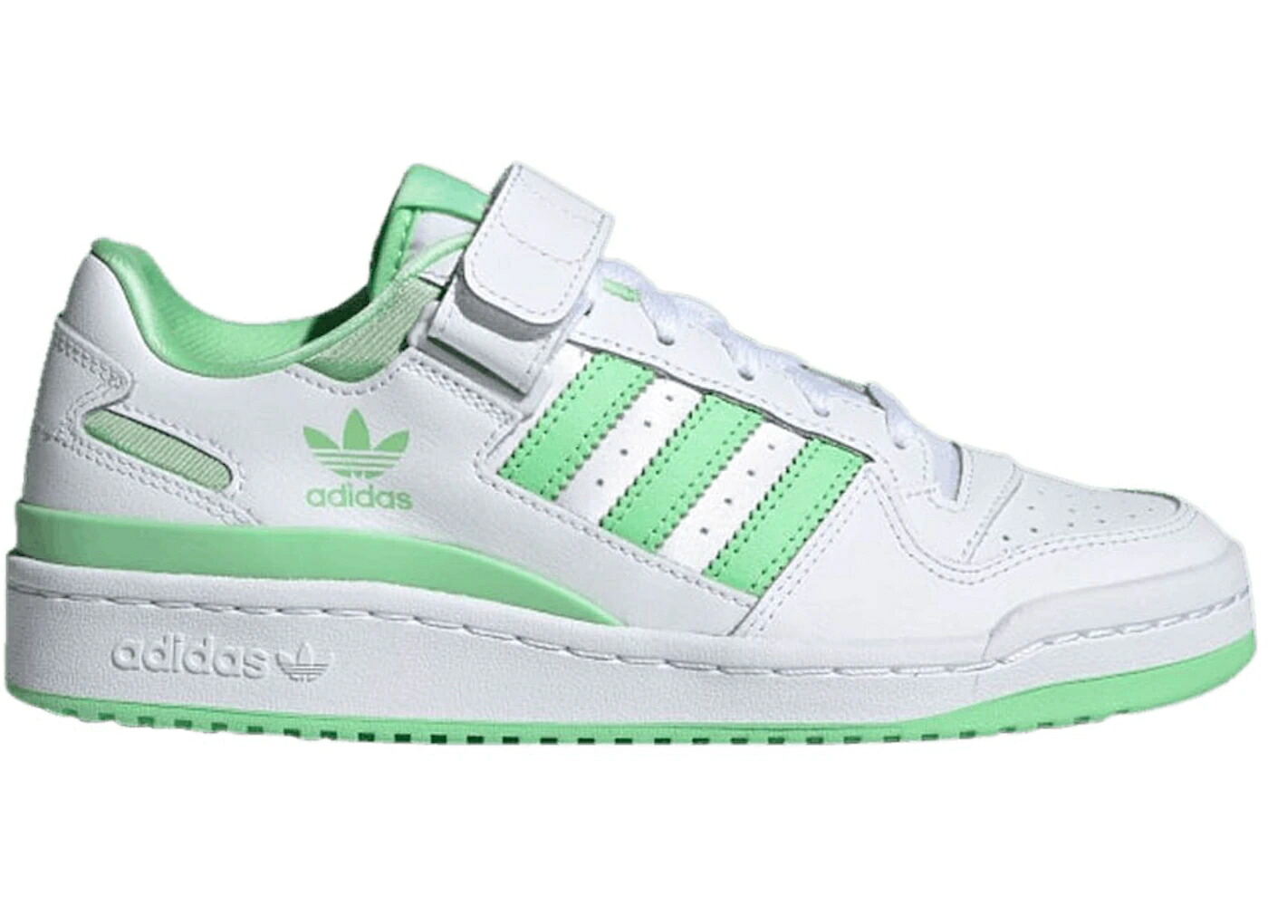 アディダス フォーラム 白色 ホワイト WOMEN'S スニーカー レディース ADIDAS FORUM LOW WHITE GLORY MINT (WOMEN'S) / CLOUD WHITE GLORY MINT CLOUD｜スニケス
