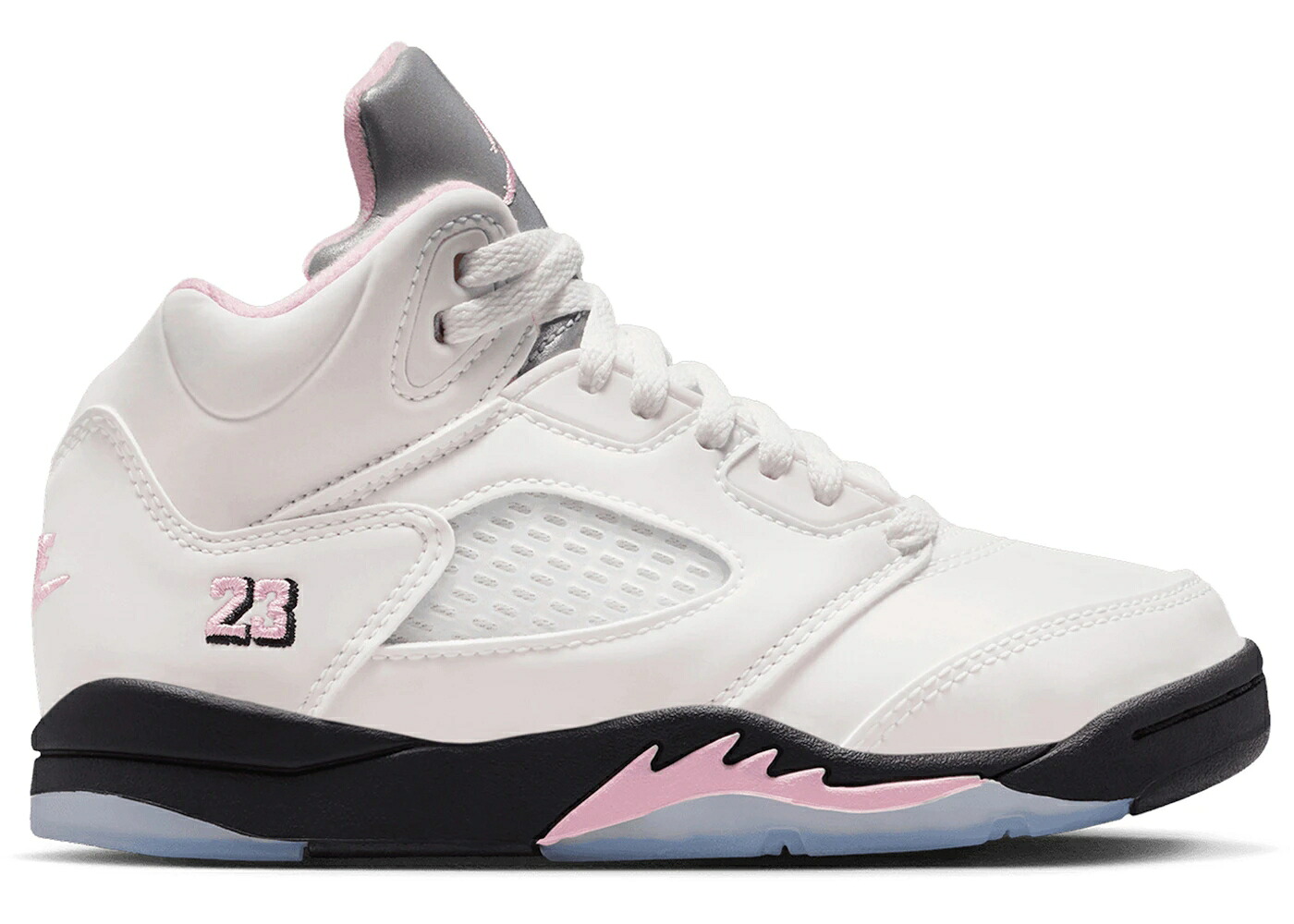 ナイキ ジョーダン サクラ色 白いこと 白いこと 黒いこと 黒いこと 御坊っちゃん キッズ JORDAN 5 RETRO MEDIUM SOFT PINK (なおなお書き) / WHITE MEDIUM SOFT PINK BLACK もの言う花 マタニティ スニーカー