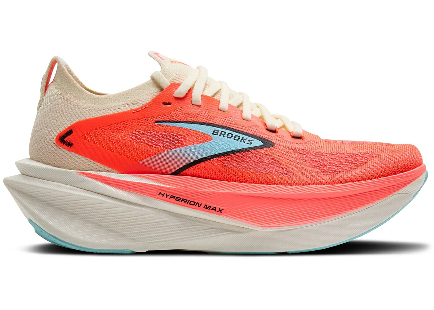 ブルックス マックス WOMEN\u0027S スニーカー レディース BROOKS HYPERION MAX 3 COCONUT FIERY CORAL ATOMIZER (WOMEN\u0027S) / COCONUT FIERY CORAL ATOMIZER