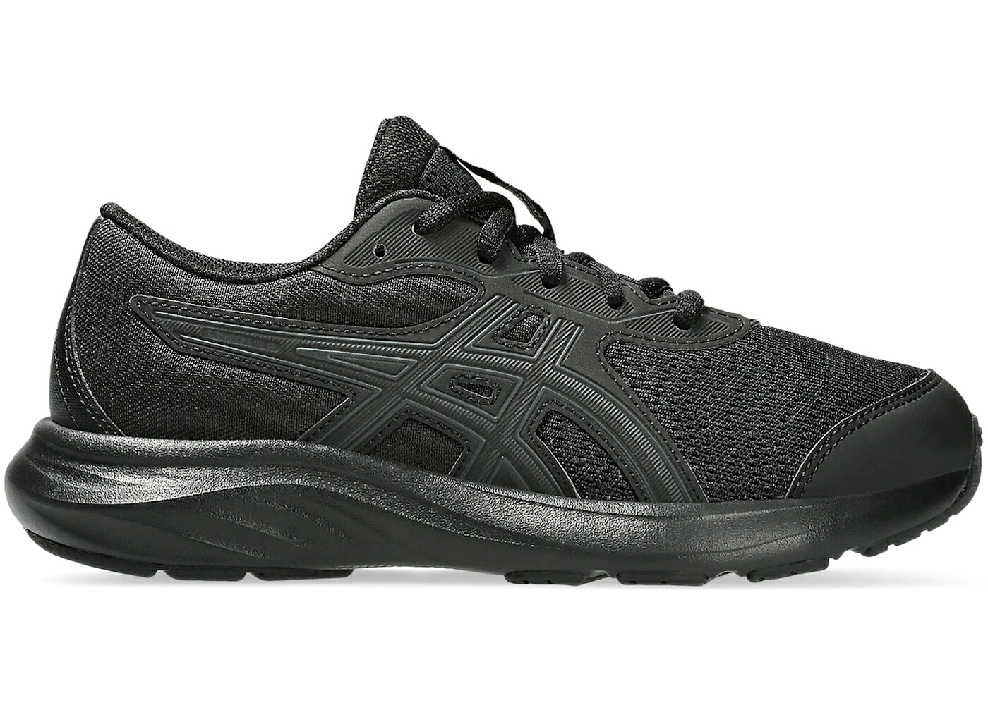 アシックス 黒いこと 黒いこと 薄墨色 薄墨色 御坊っちゃん キッズ ASICS CONTEND 9 BLACK GRAPHITE GREY (GS) / BLACK GRAPHITE GREY もの言う花 マタニティ スニーカー