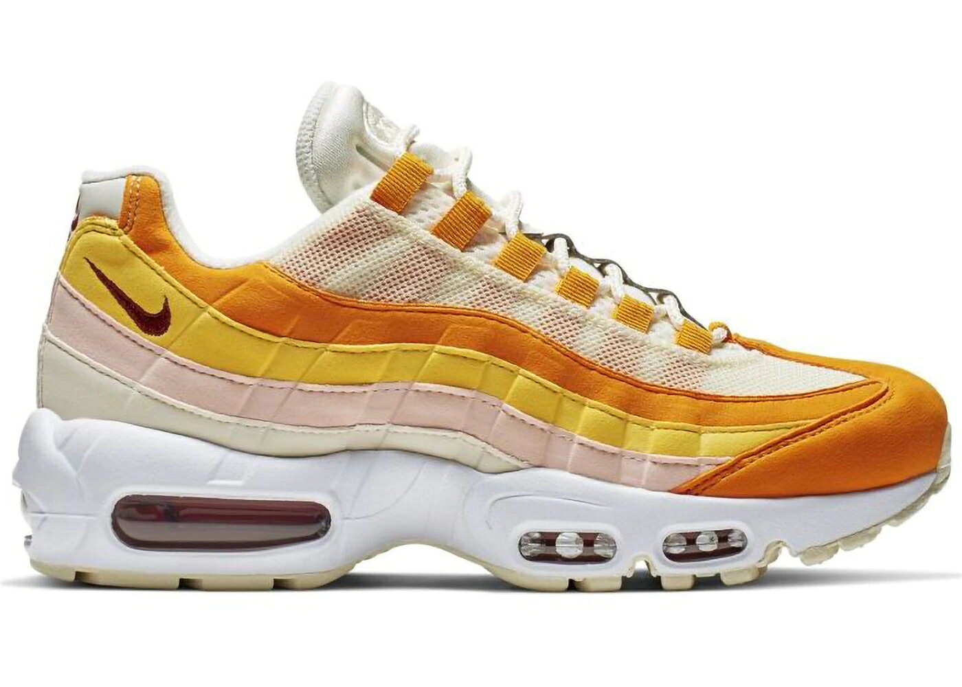 ナイキ マックス 橙 オレンジ アイボリー エアマックス WOMEN'S スニーカー レディース NIKE AIR MAX 95 FORWARD ORANGE (WOMEN'S) / PALE IVORY FORWARD ORANGE｜スニケス