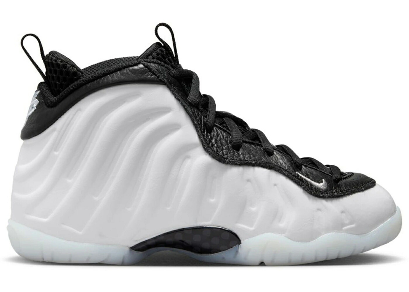 ナイキ ペニー 白色 ホワイト 銀色 シルバー 黒色 ブラック ジュニア キッズ NIKE LITTLE POSITE ONE PENNY PE (PS) / WHITE METALLIC SILVER BLACK ベビー マタニティ スニーカー