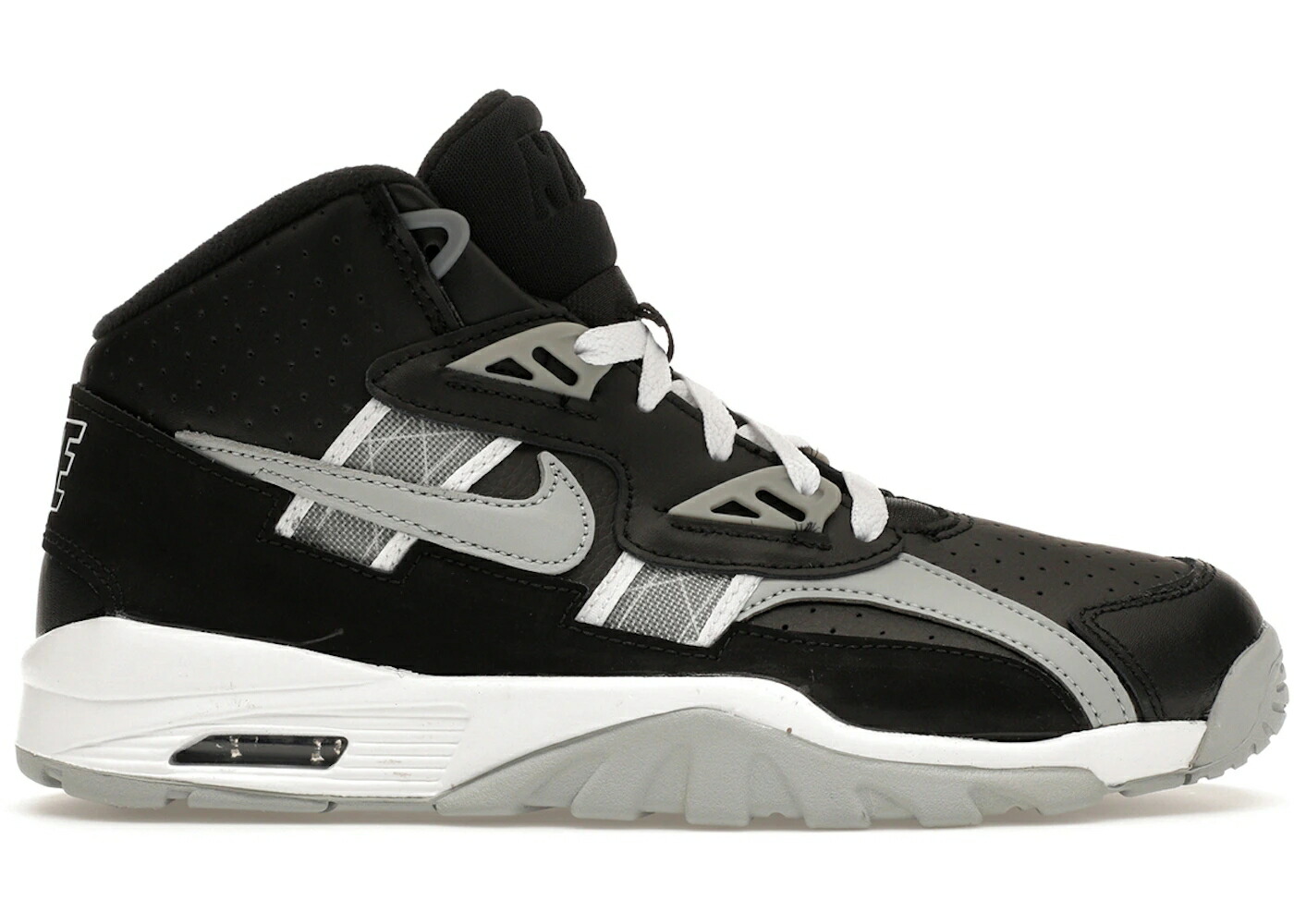 ナイキ トレーナー ハイ レイダース 黒色 ブラック 灰色 グレー クール エアトレーナー ジュニア キッズ NIKE AIR TRAINER SC HIGH RAIDERS (GS) / BLACK LIGHT SMOKE GREY COOL GREY ベビー マタニティ スニ