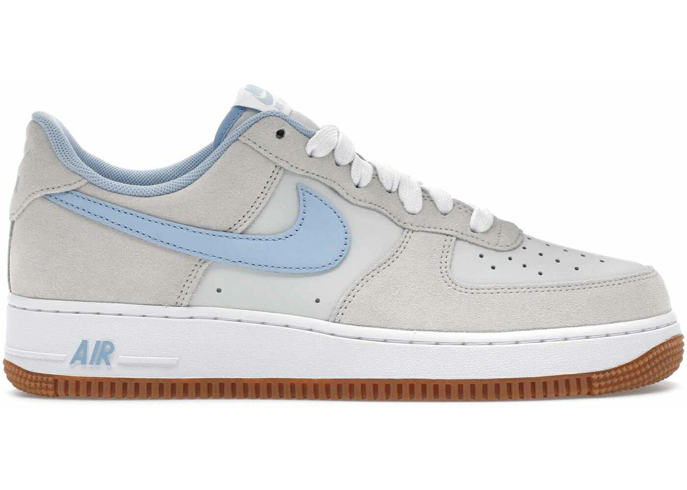ナイキ 白色 ホワイト 茶色 ブラウン 青色 ブルー エアフォース '07 スニーカー メンズ NIKE AIR FORCE 1 LOW LV8 PHOTON DUST WHITE GUM MEDIUM BROWN PSYCHIC BLUE / PHOTON DUST WHITE GUM MEDIUM
