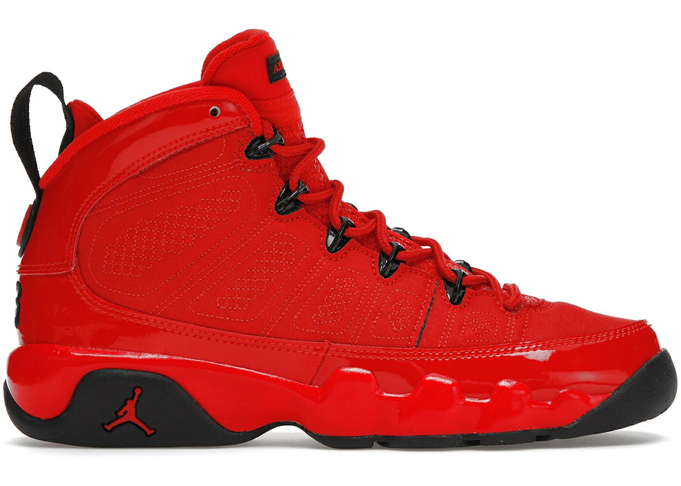 ナイキ ジョーダン 赤 レッド 黒色 ブラック ジュニア キッズ JORDAN 9 RETRO CHILE RED (GS) / CHILE RED BLACK ベビー マタニティ スニーカー