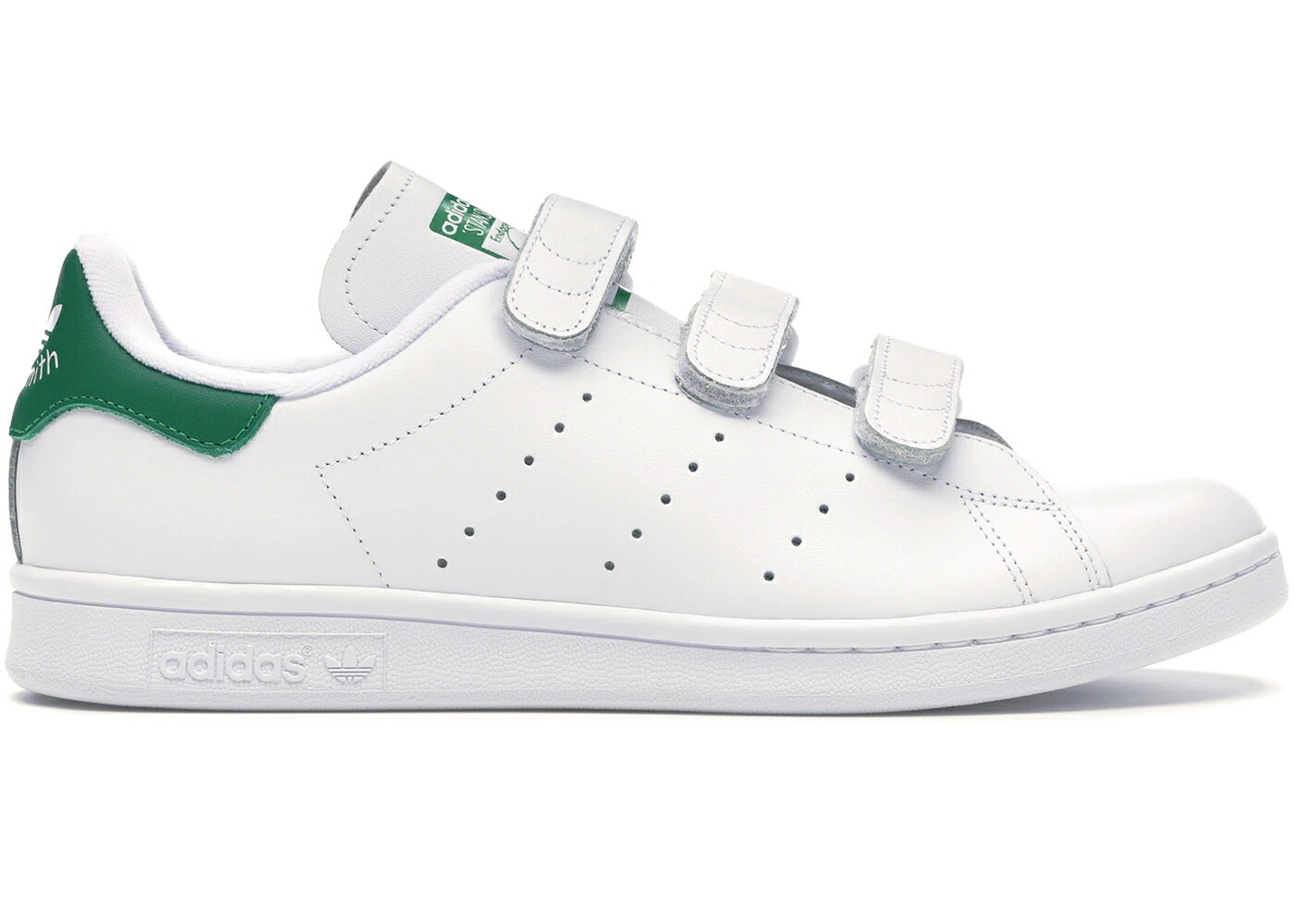 アディダス 白いこと 白いこと 緑 緑であること 姿勢為損ない スニーカー メンズ ADIDAS STAN SMITH CF WHITE/WHITE/GREEN / WHITE WHITE GREEN